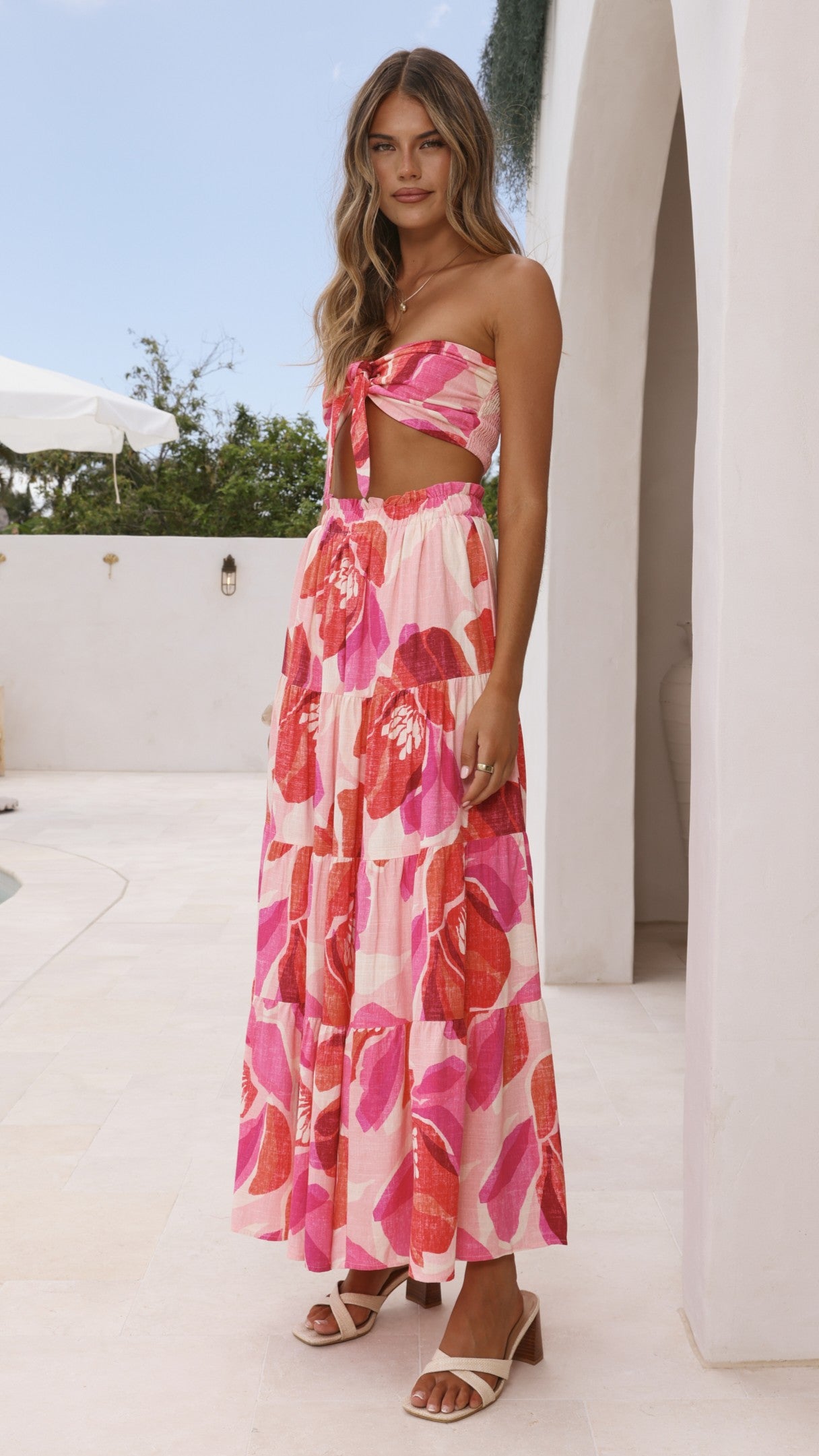 Melanie Maxi Skirt - Rosalie Print - Billy J