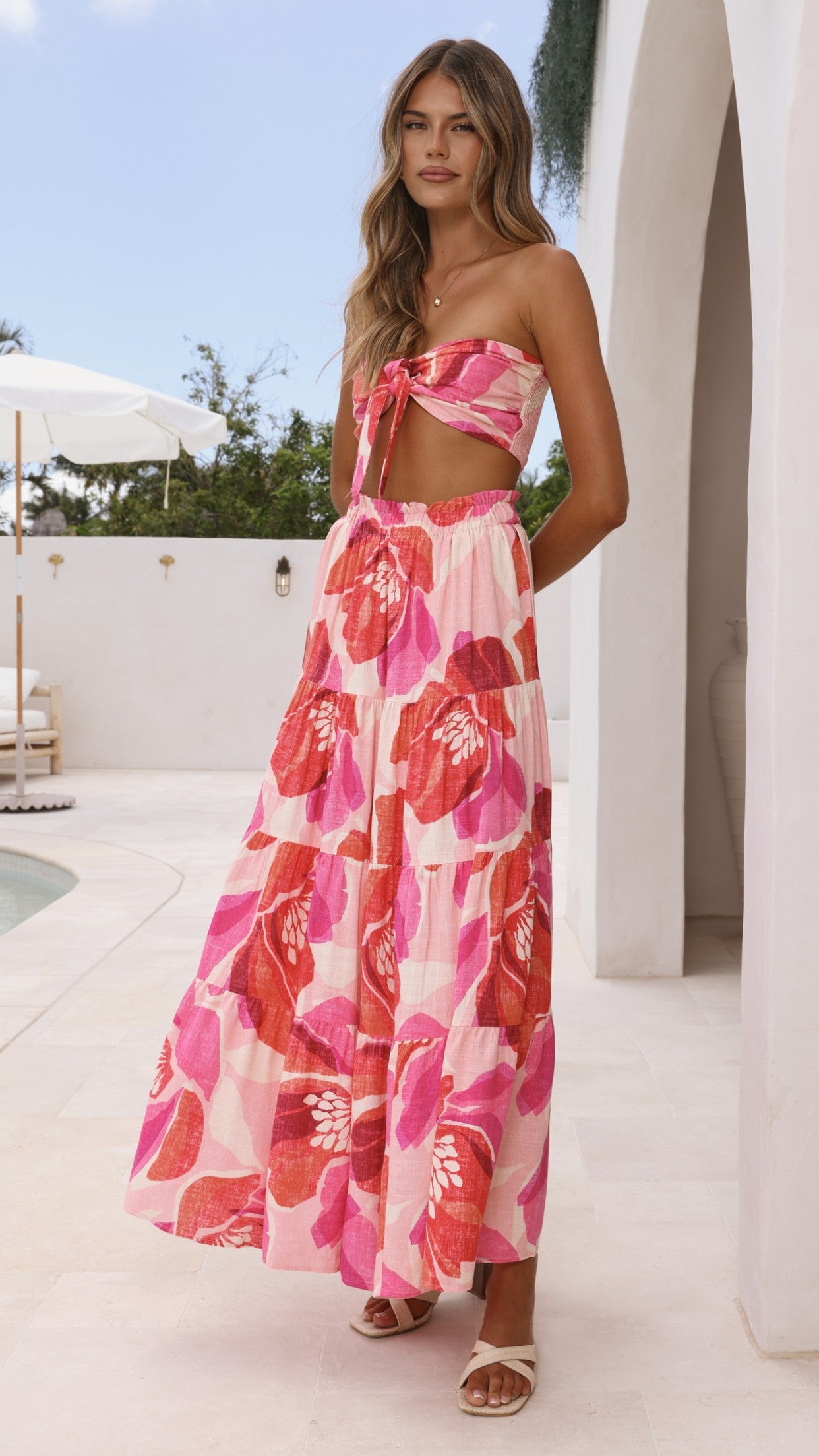 Melanie Maxi Skirt - Rosalie Print - Billy J