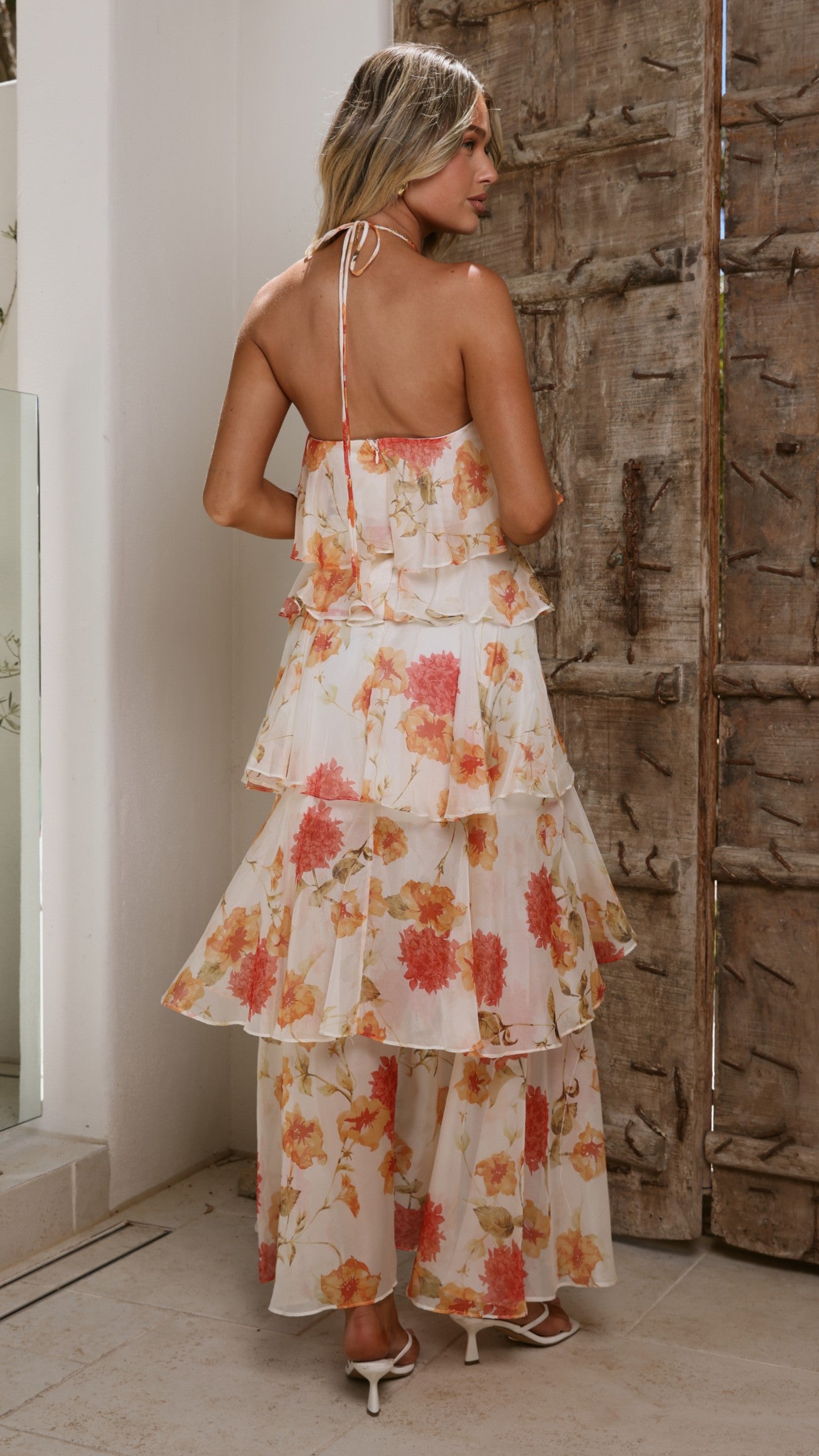 Loana Maxi Dress - Spring Floral - Billy J