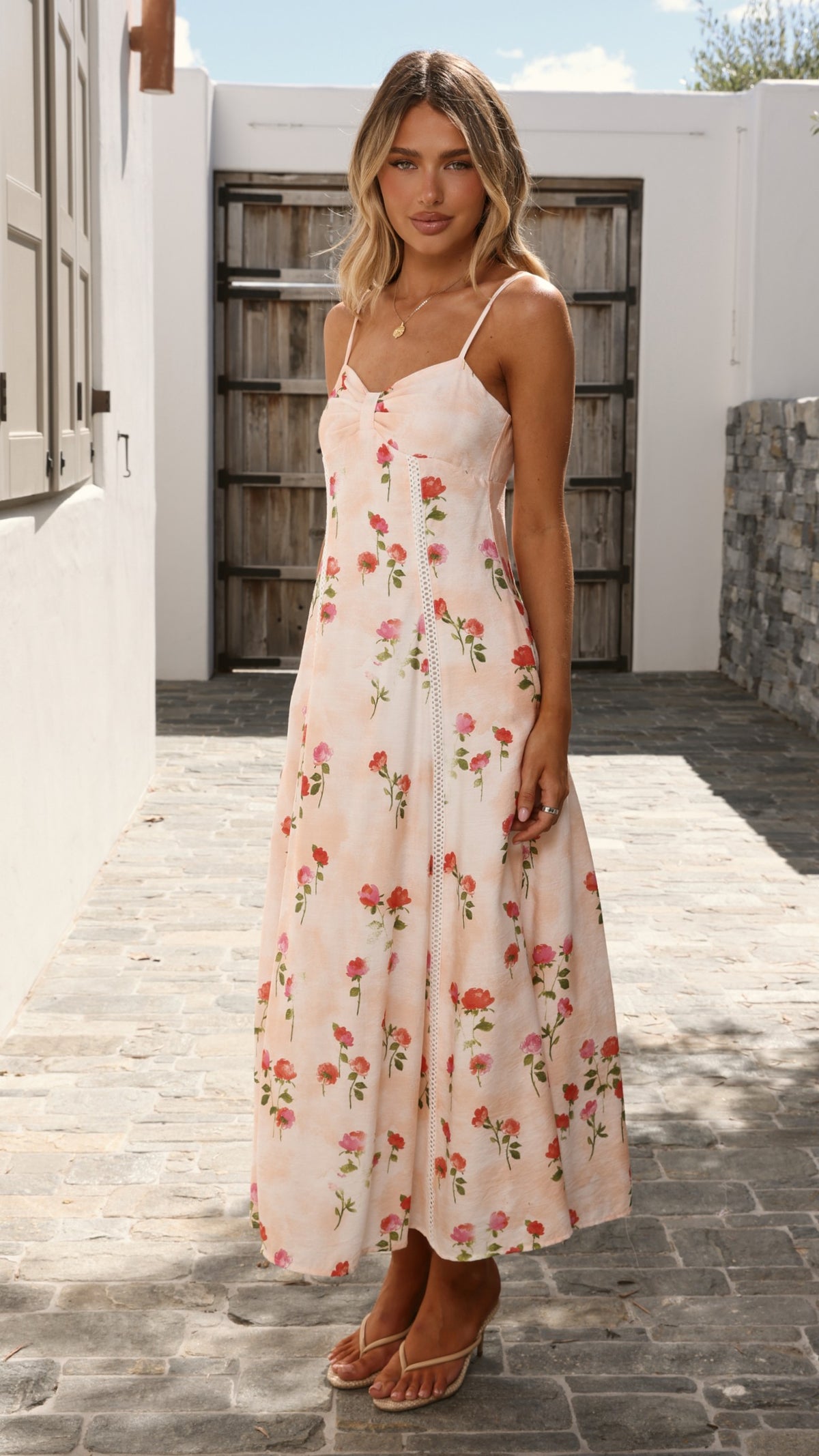 Suri Maxi Dress - Pink Floral - Billy J