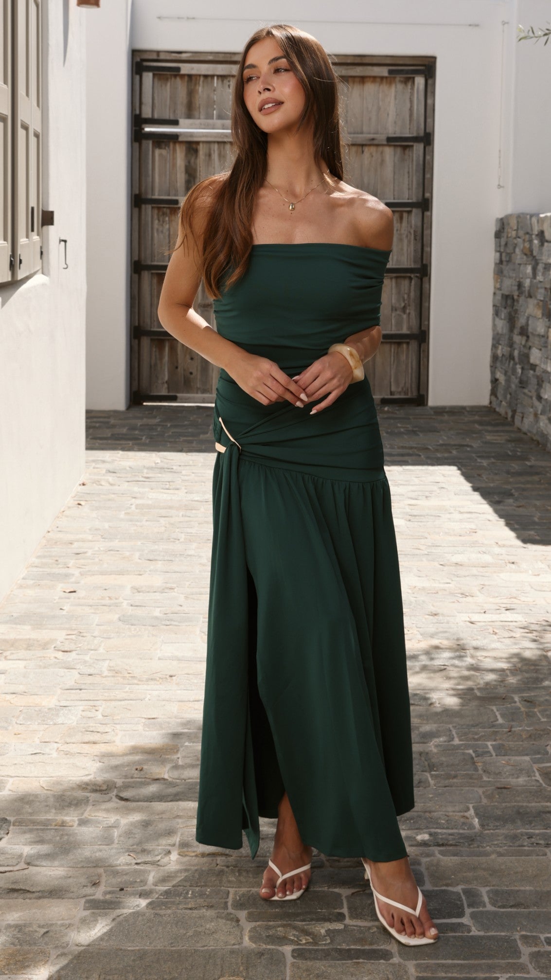 Desire Maxi Dress - Teal - Billy J