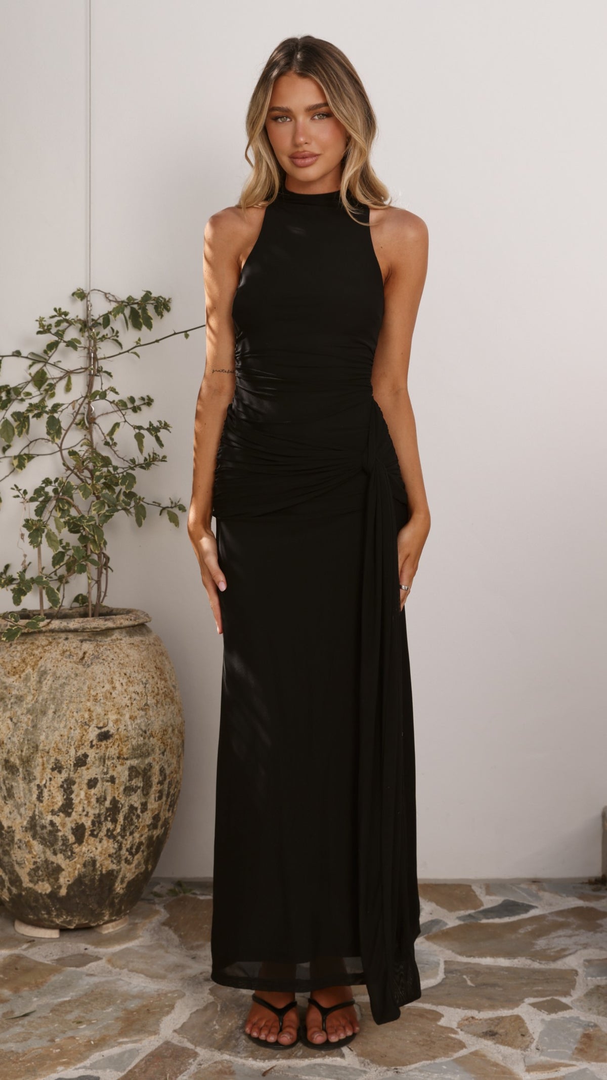 Kobi Maxi Dress - Black - Billy J