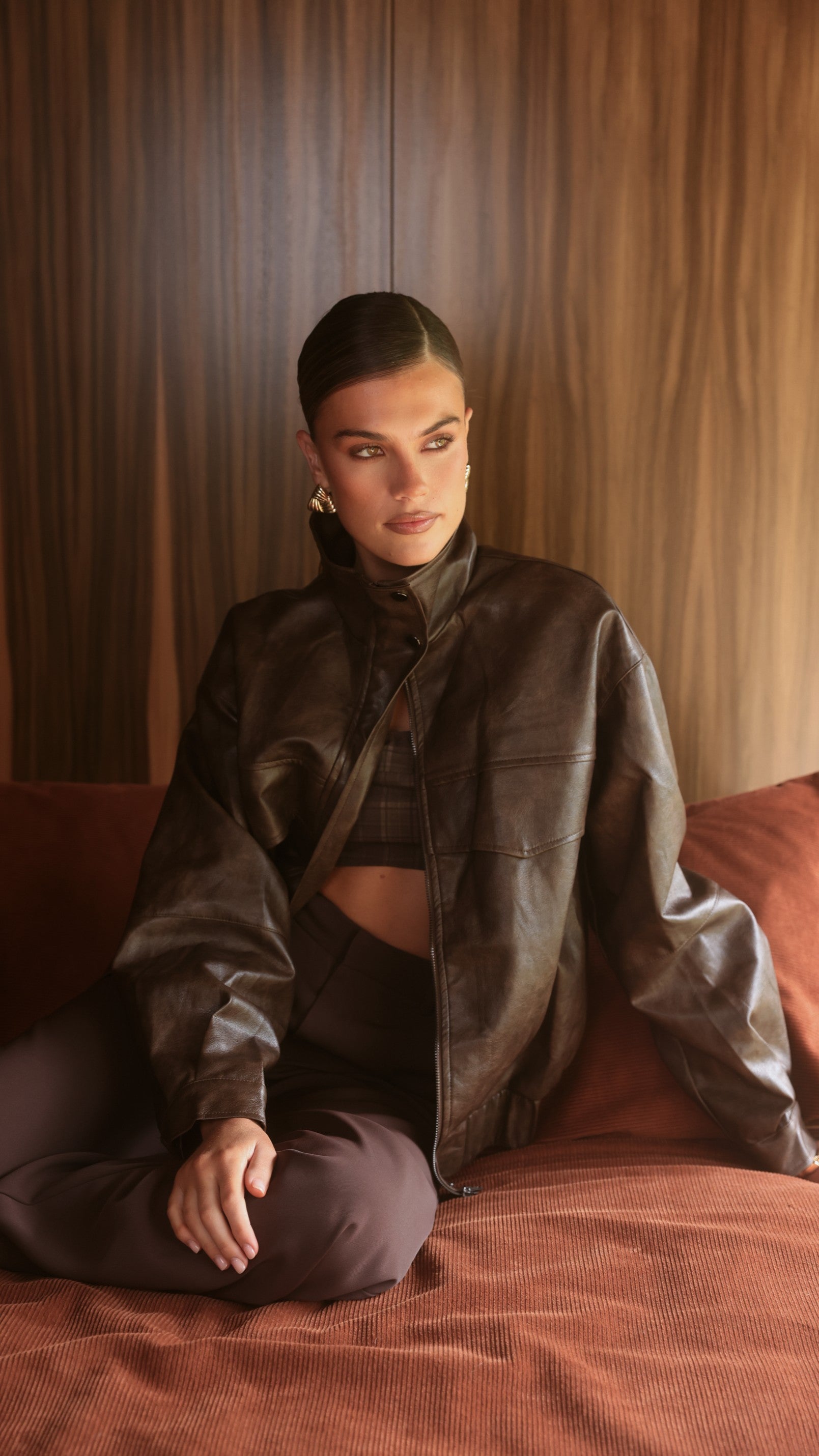 Rhode Jacket - Brown - Billy J