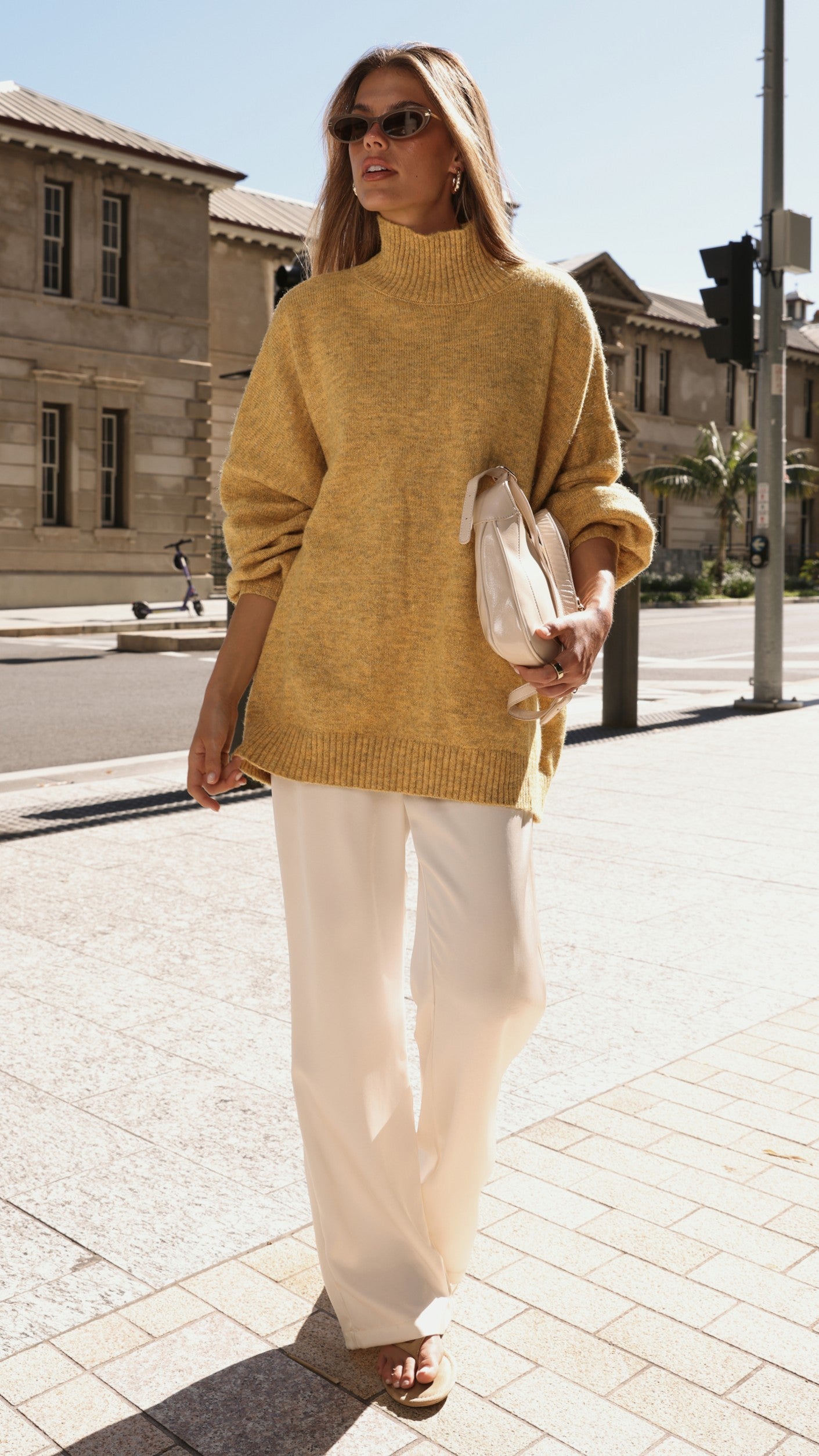 Harita Knitted Sweater - Mustard - Billy J