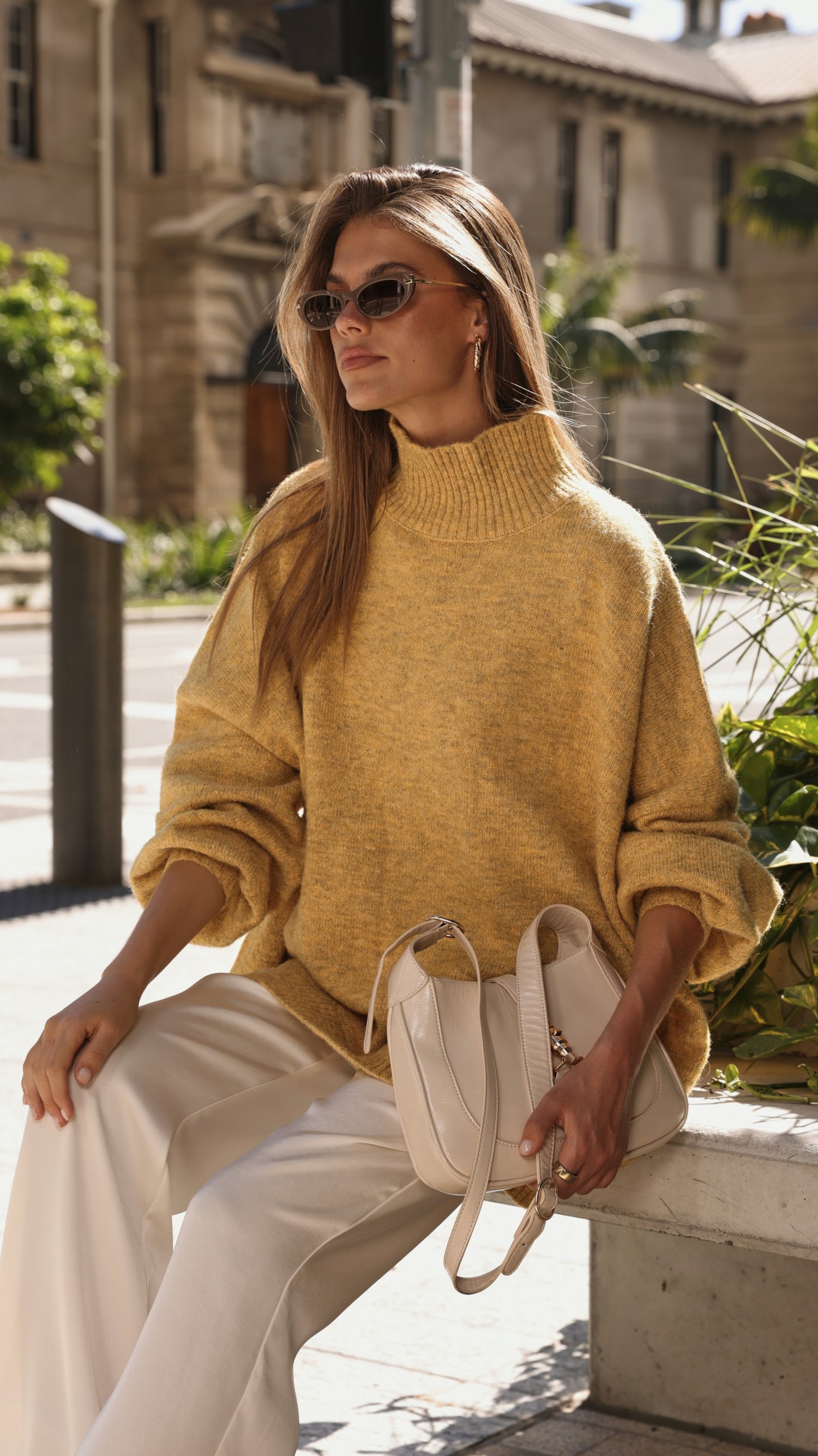 Harita Knitted Sweater - Mustard - Billy J