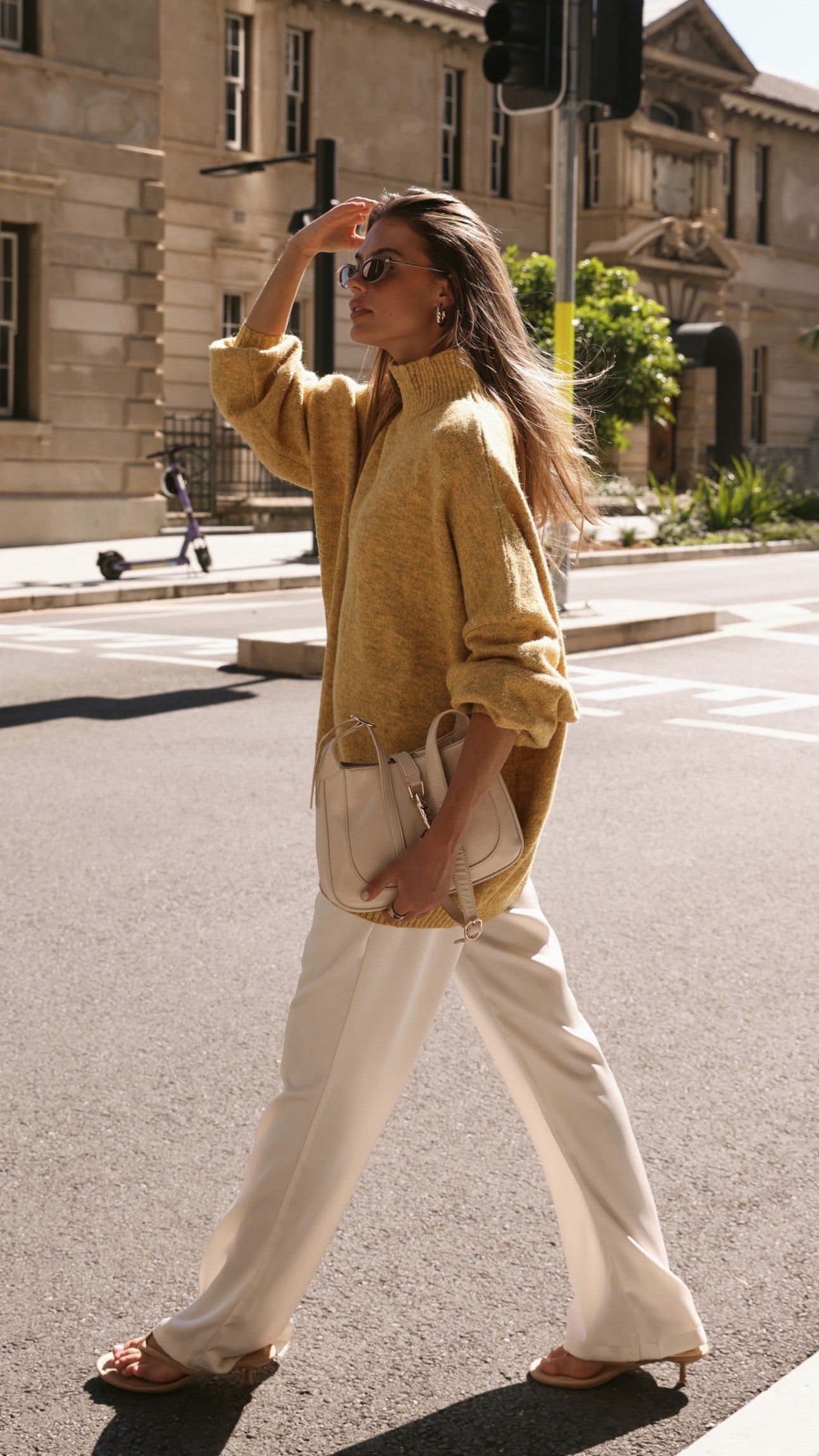 Harita Knitted Sweater - Mustard - Billy J