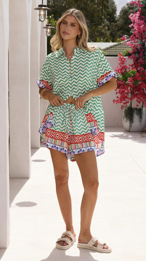 Charlie Shorts - Ziggy Print - Billy J