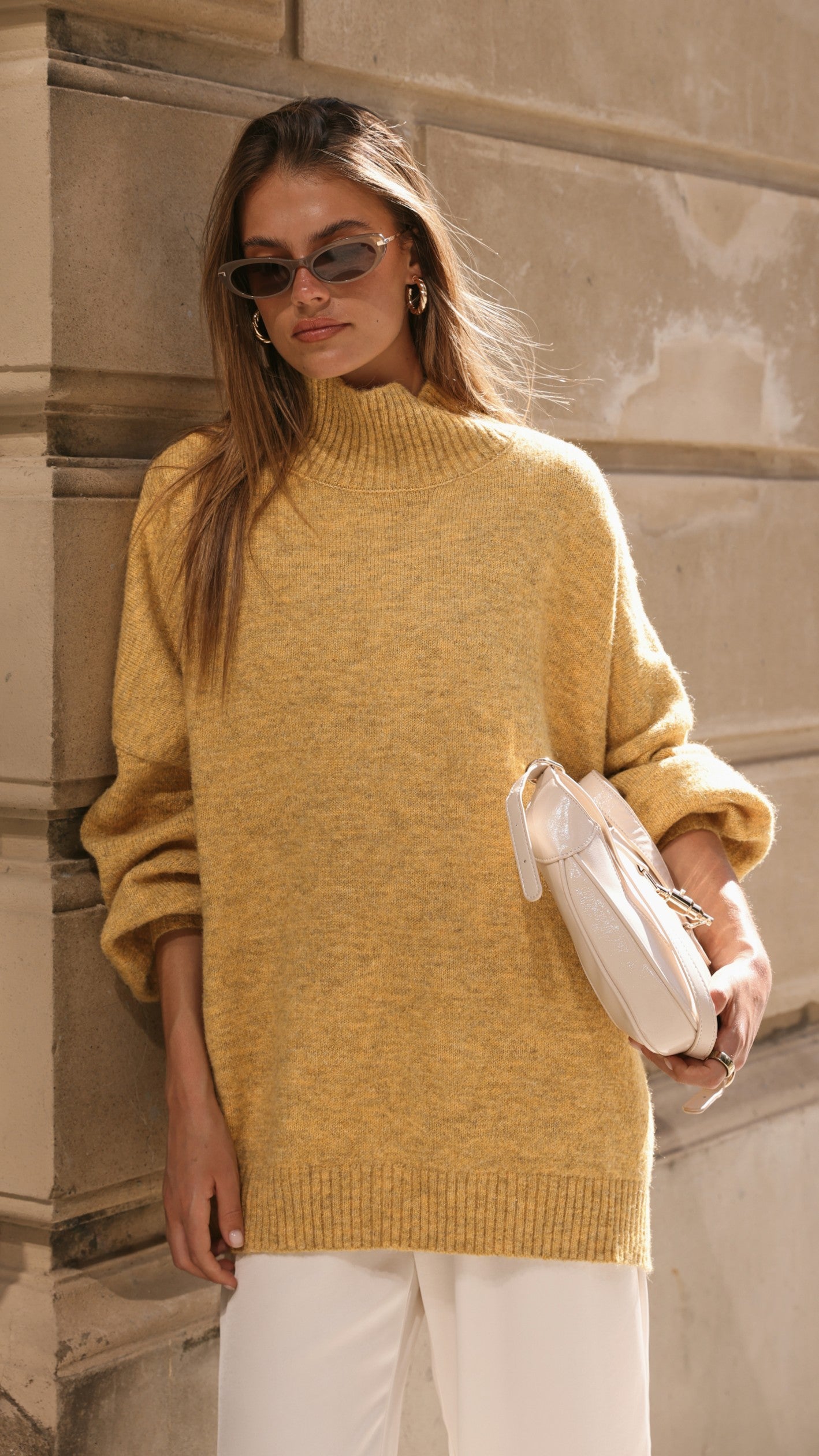Harita Knitted Sweater - Mustard - Billy J