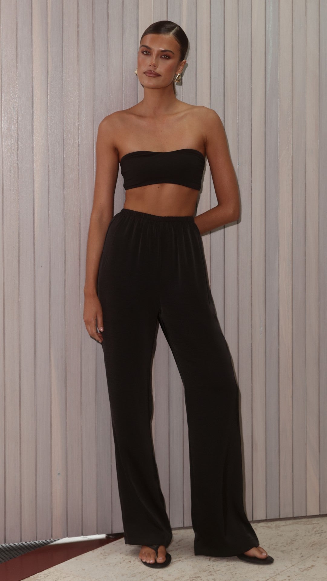 Ida Bandeau Bra - Black - Billy J