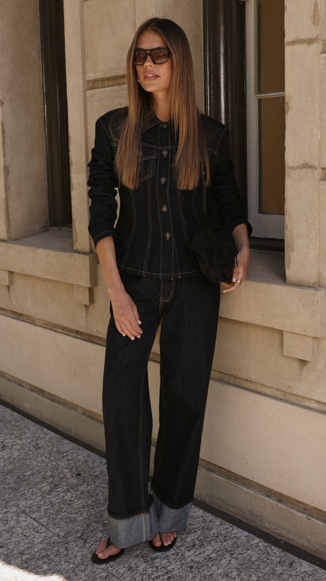 Top Model Cuffed Jean - Indigo - Billy J