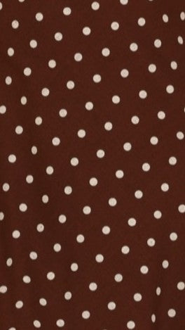 Sammie Maxi Dress - Chocolate/Nude Spot - Billy J