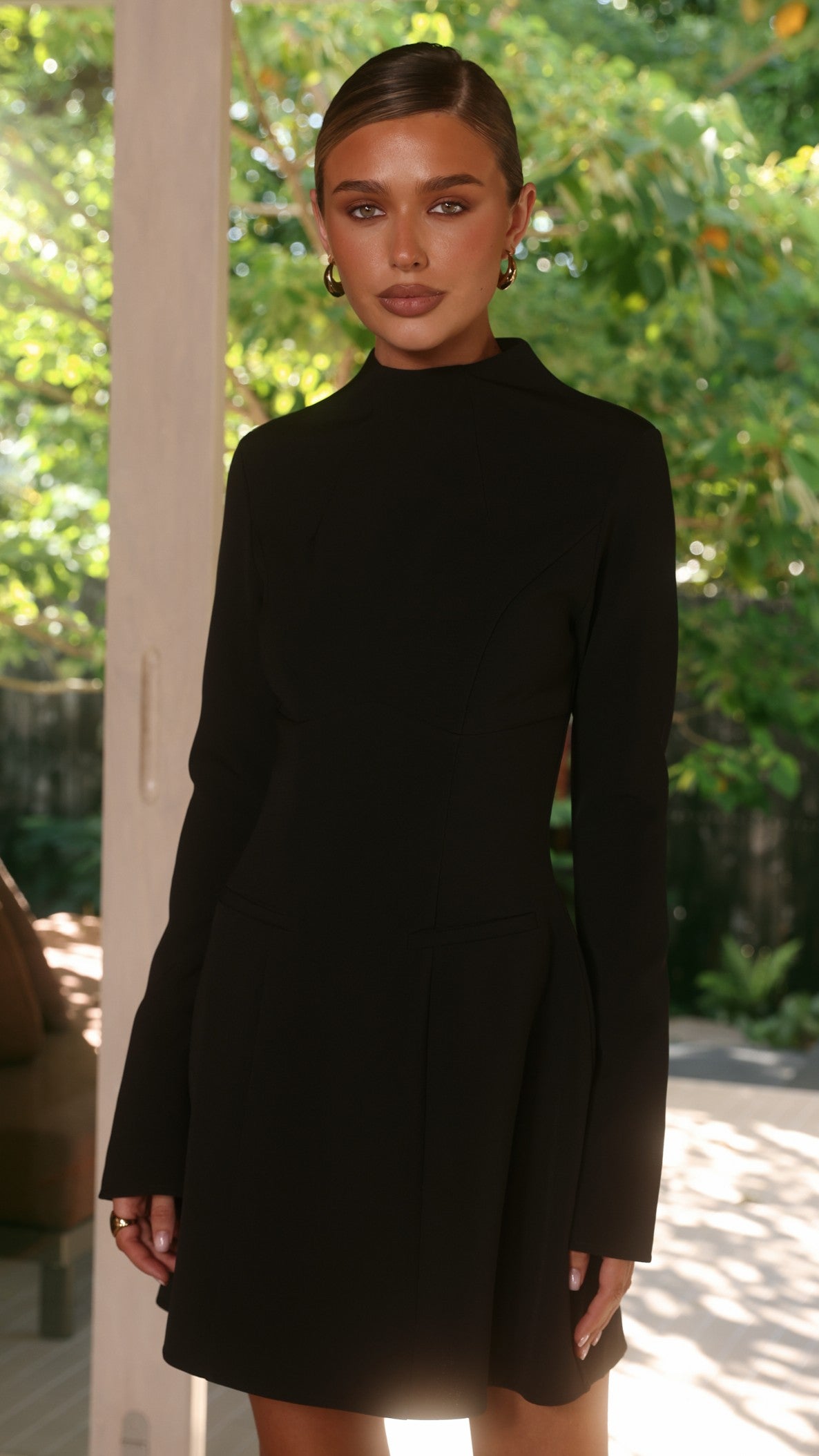 Leila Mini Dress - Black - Billy J