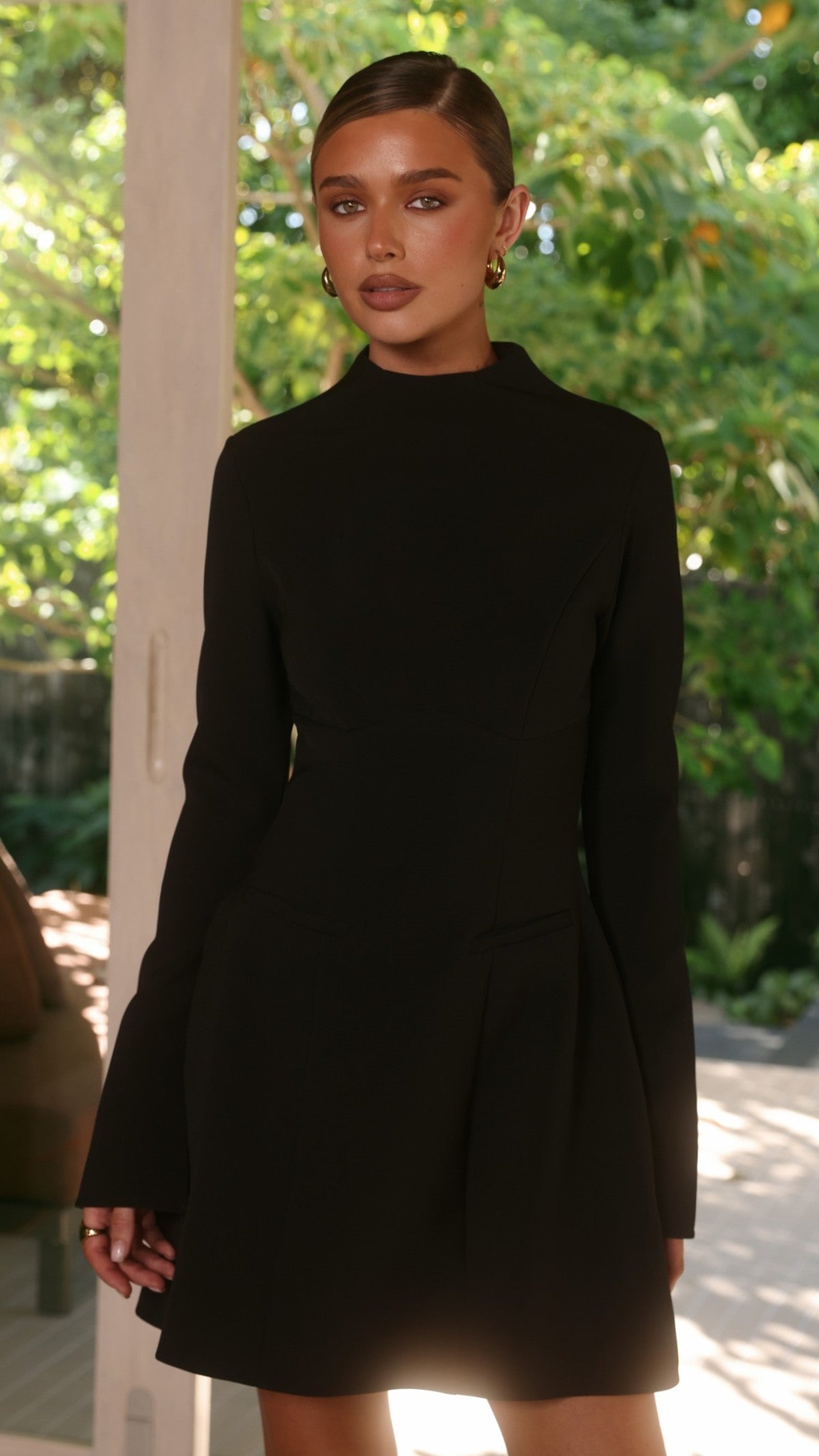 Leila Mini Dress - Black - Billy J