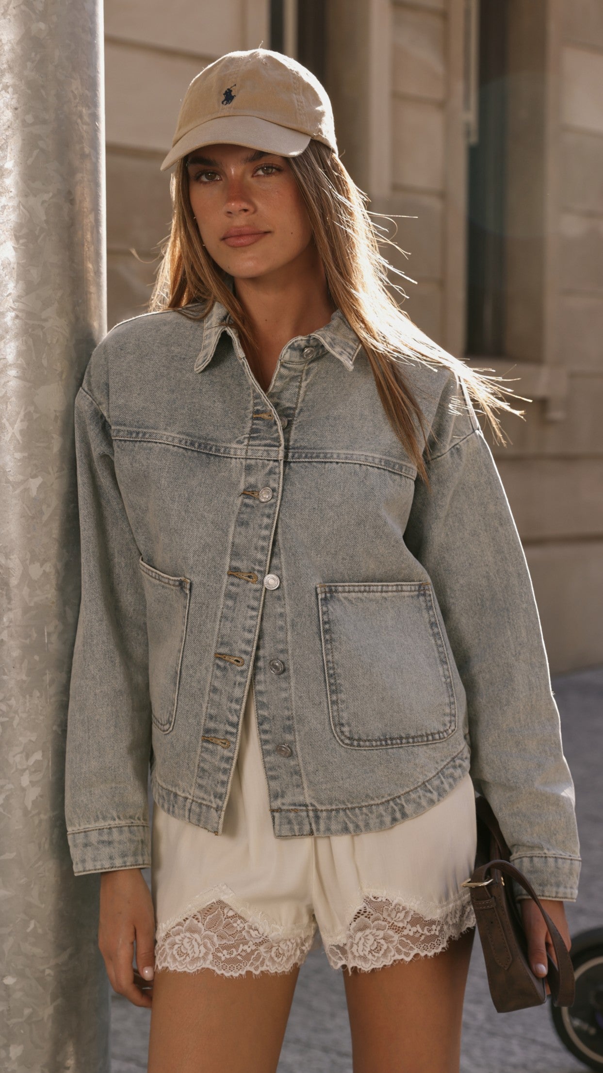 Franklyn Denim Jacket - Stone Wash - Billy J