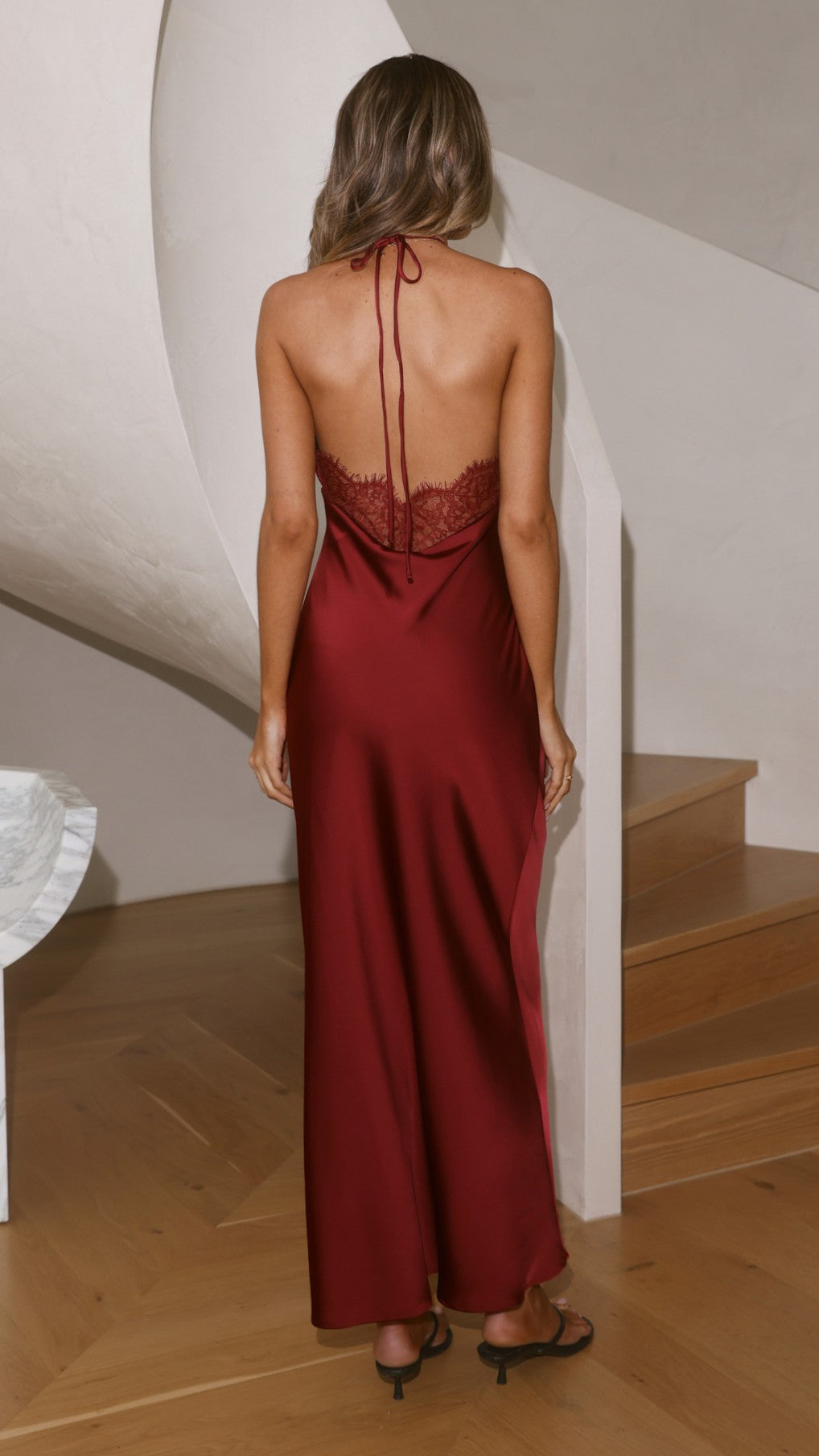 Harlow Maxi Dress - Wine - Billy J