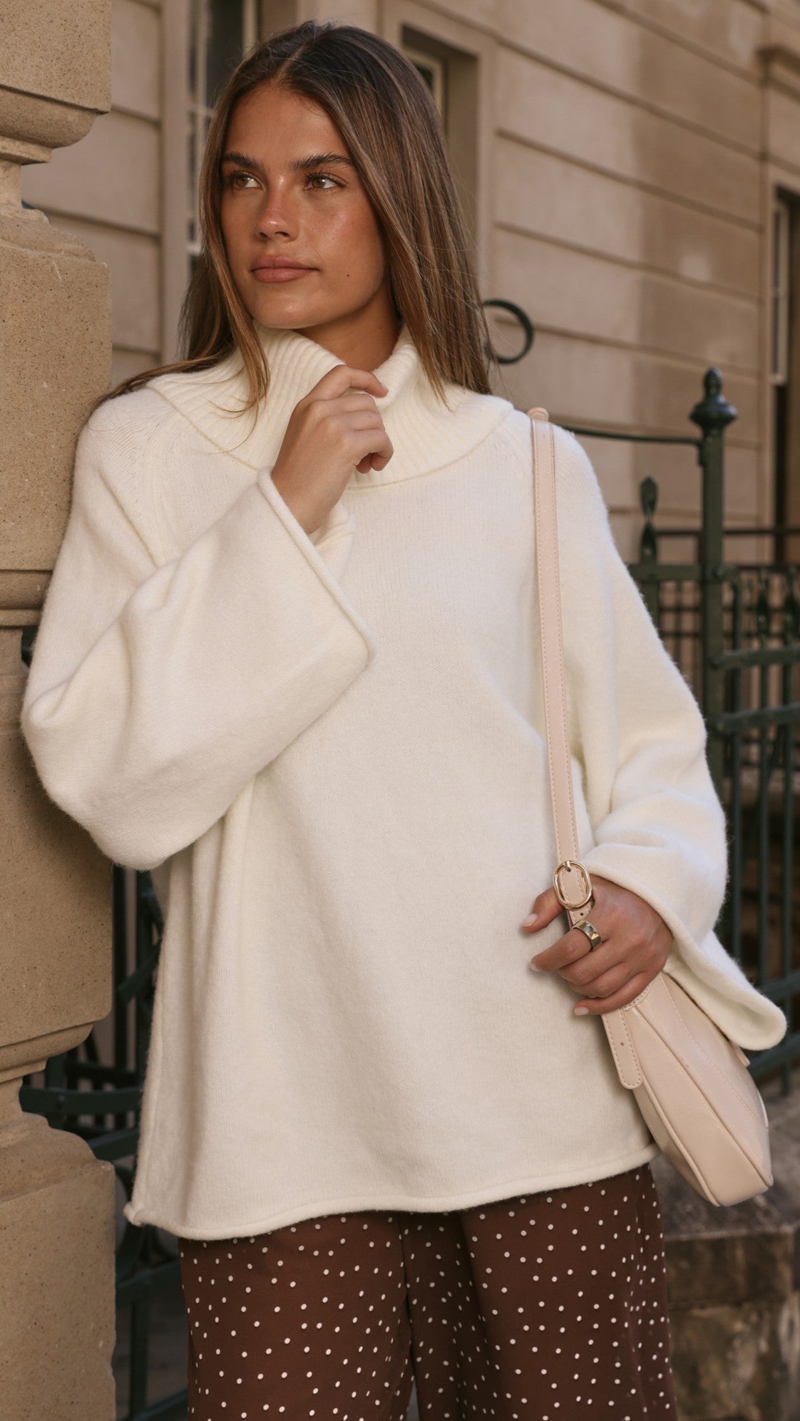 Jacques Knitted Jumper - White - Billy J