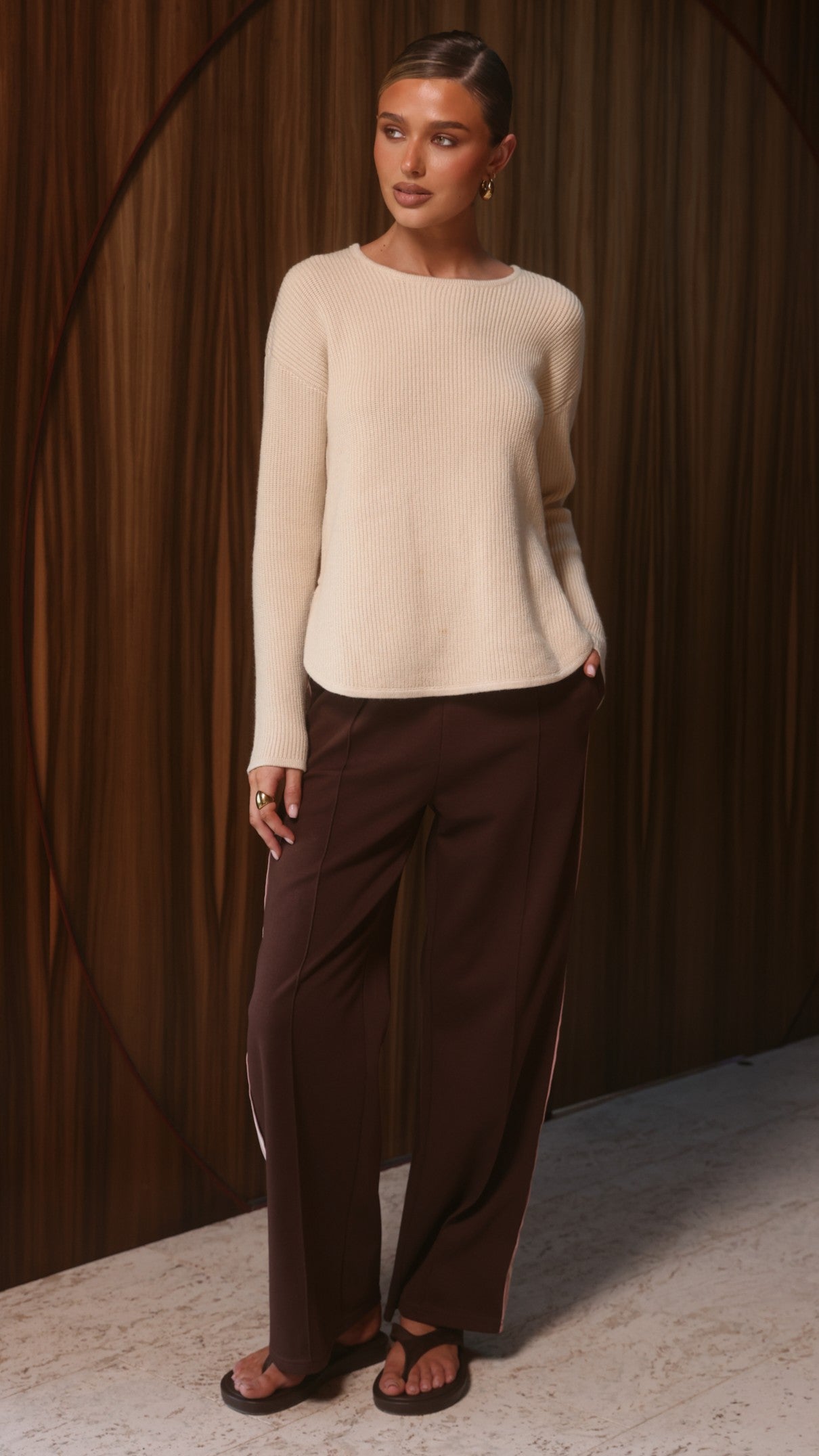 Kennedy Knit - Beige - Billy J