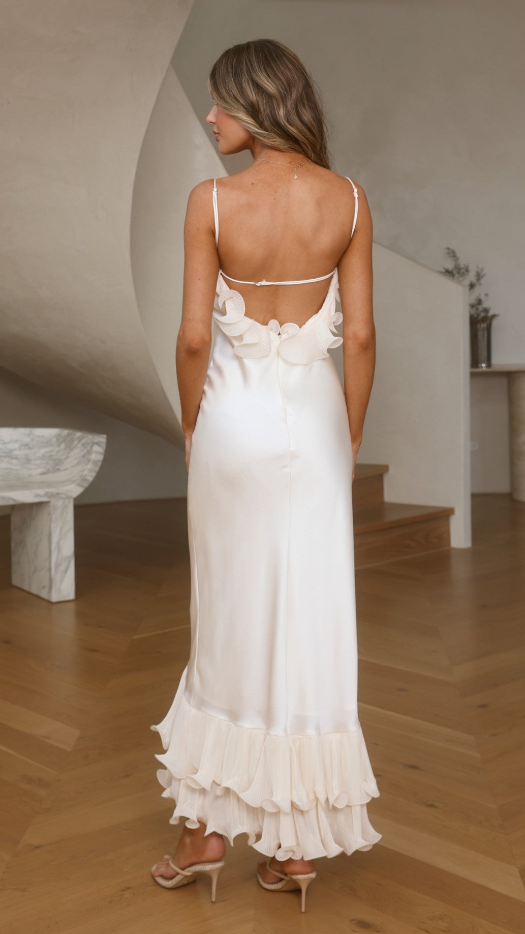 Eleanor Maxi Dress - Ivory - Billy J