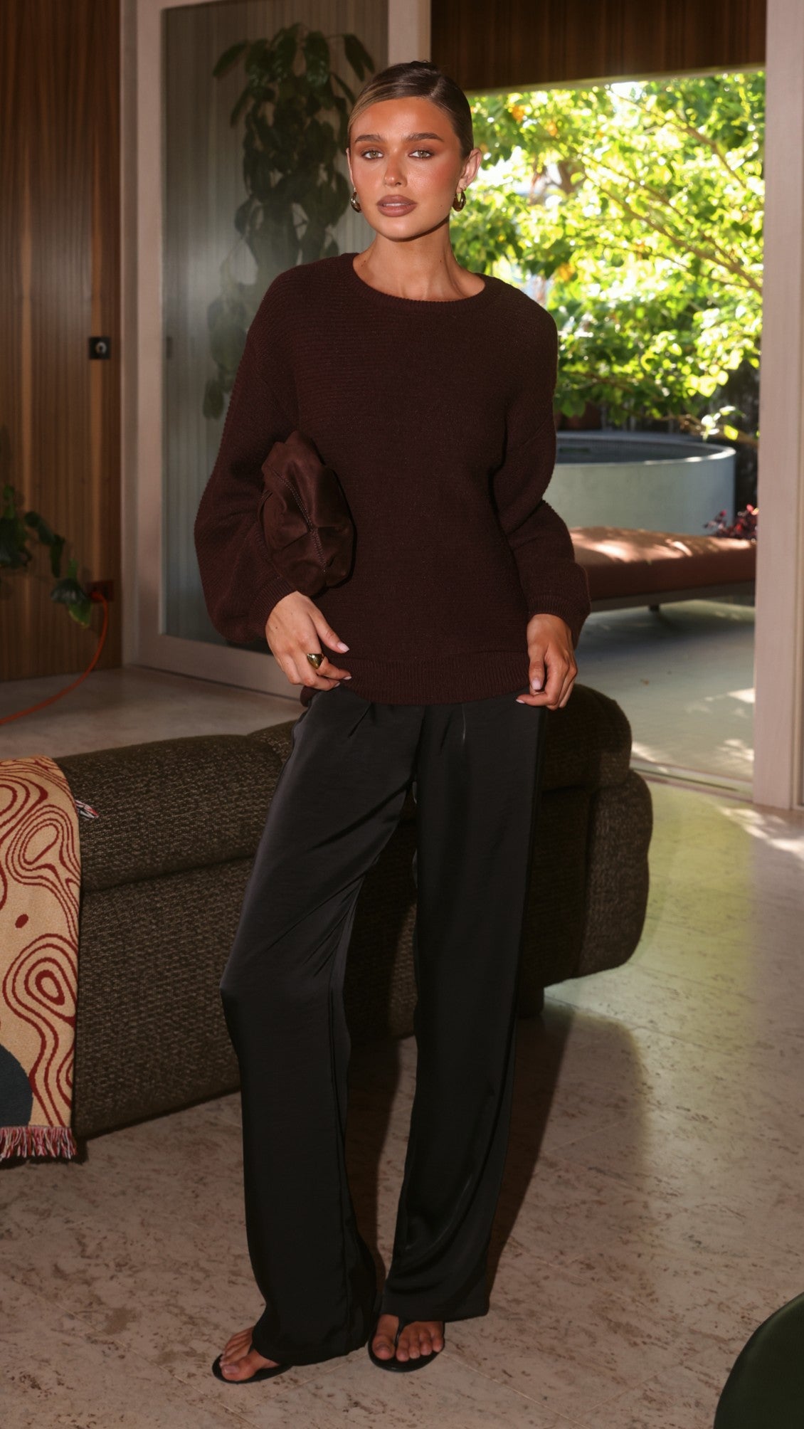 Carmel Knit - Chocolate - Billy J