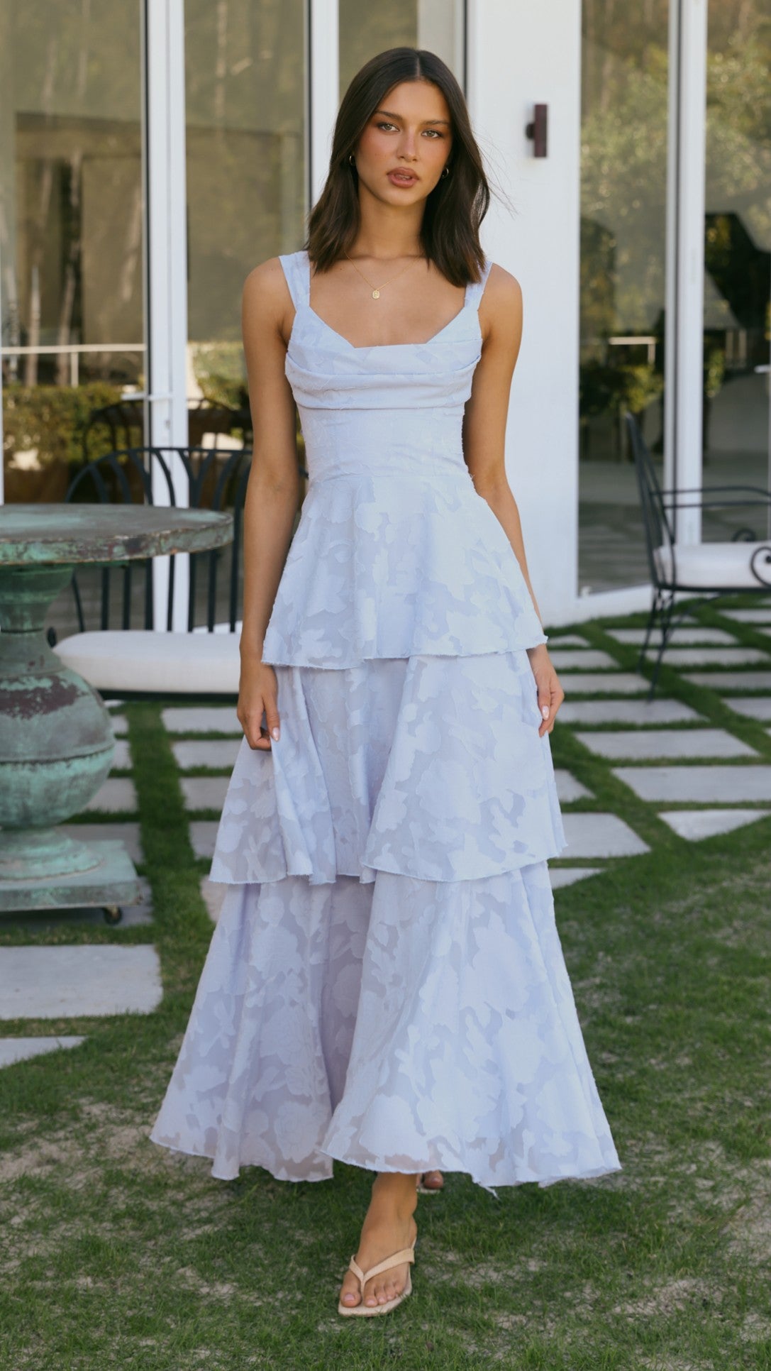 Macy Maxi Dress - Blue - Billy J