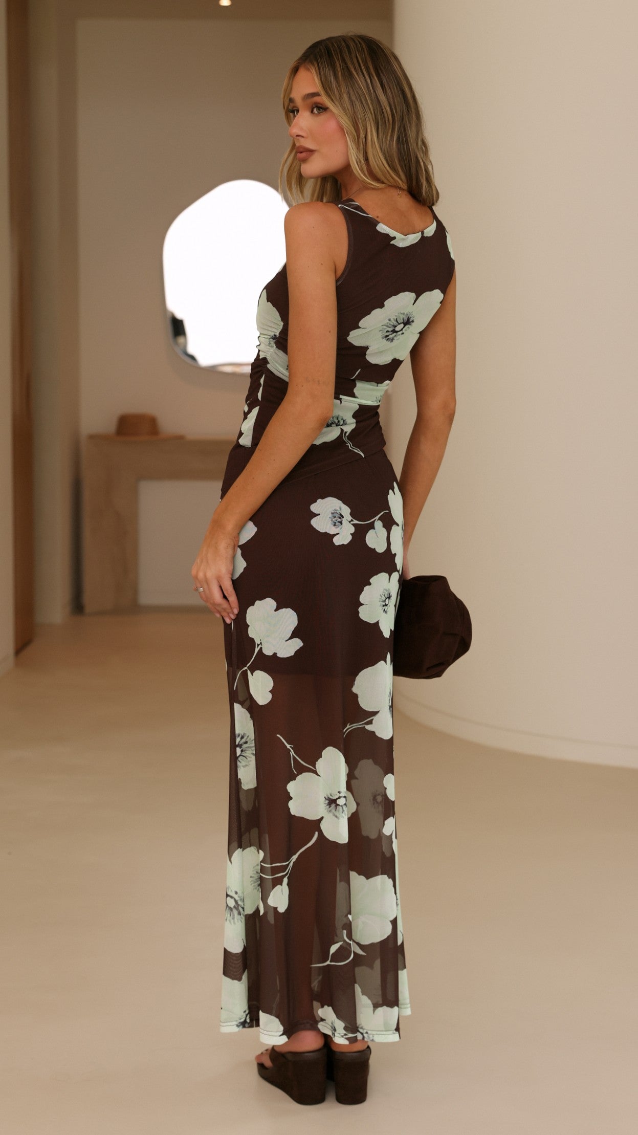 Lea Top - Mocha Blossom - Billy J