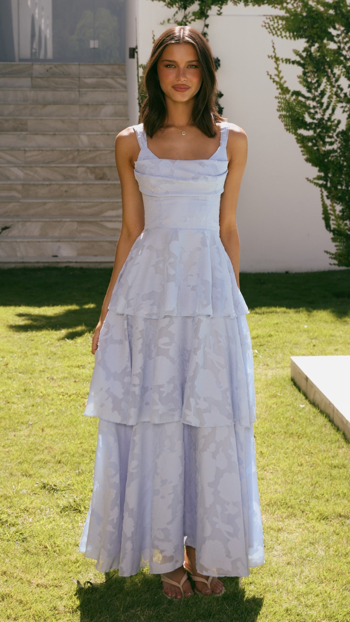 Macy Maxi Dress - Blue - Billy J