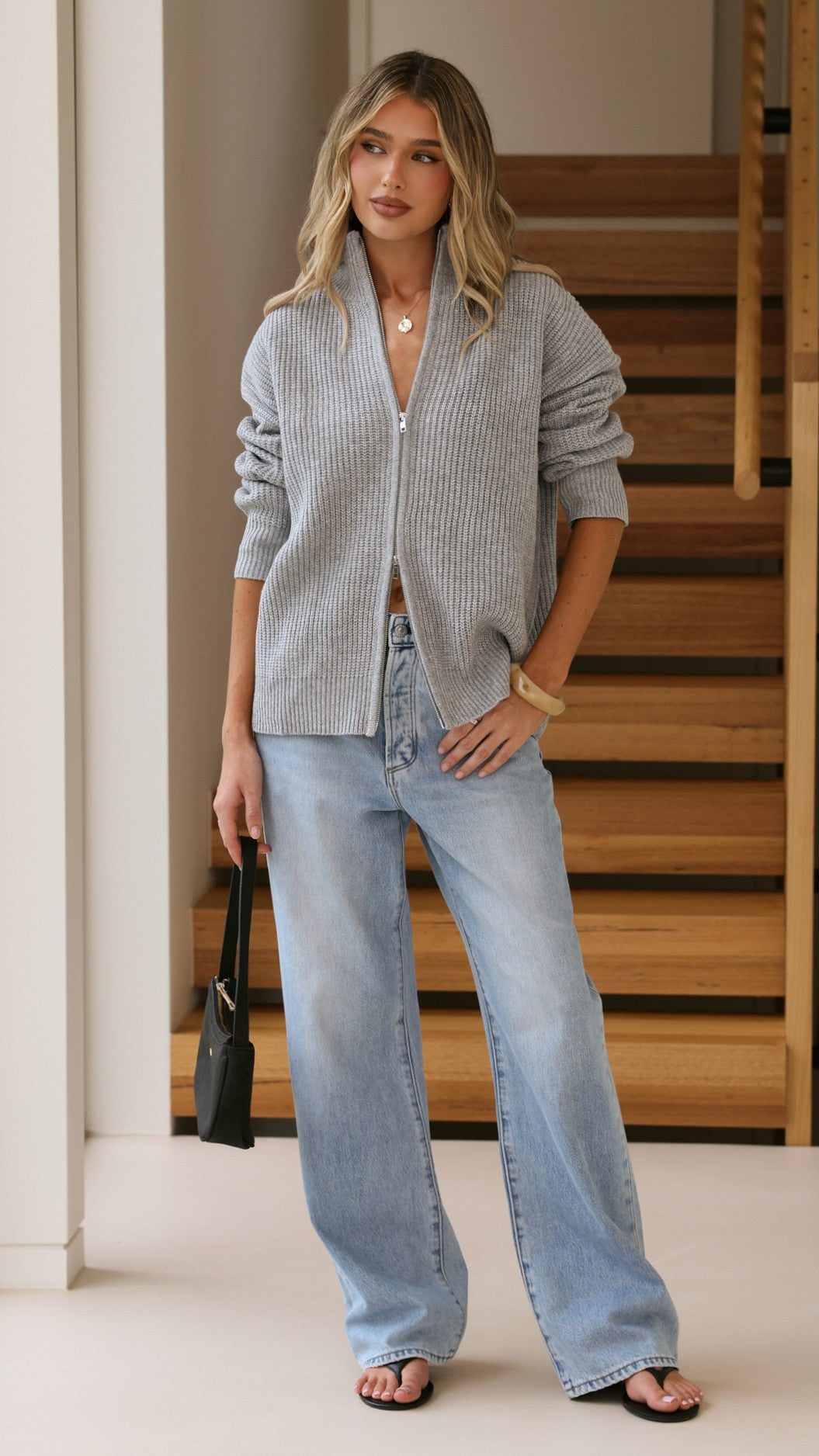 Riley Knit - Grey - Billy J