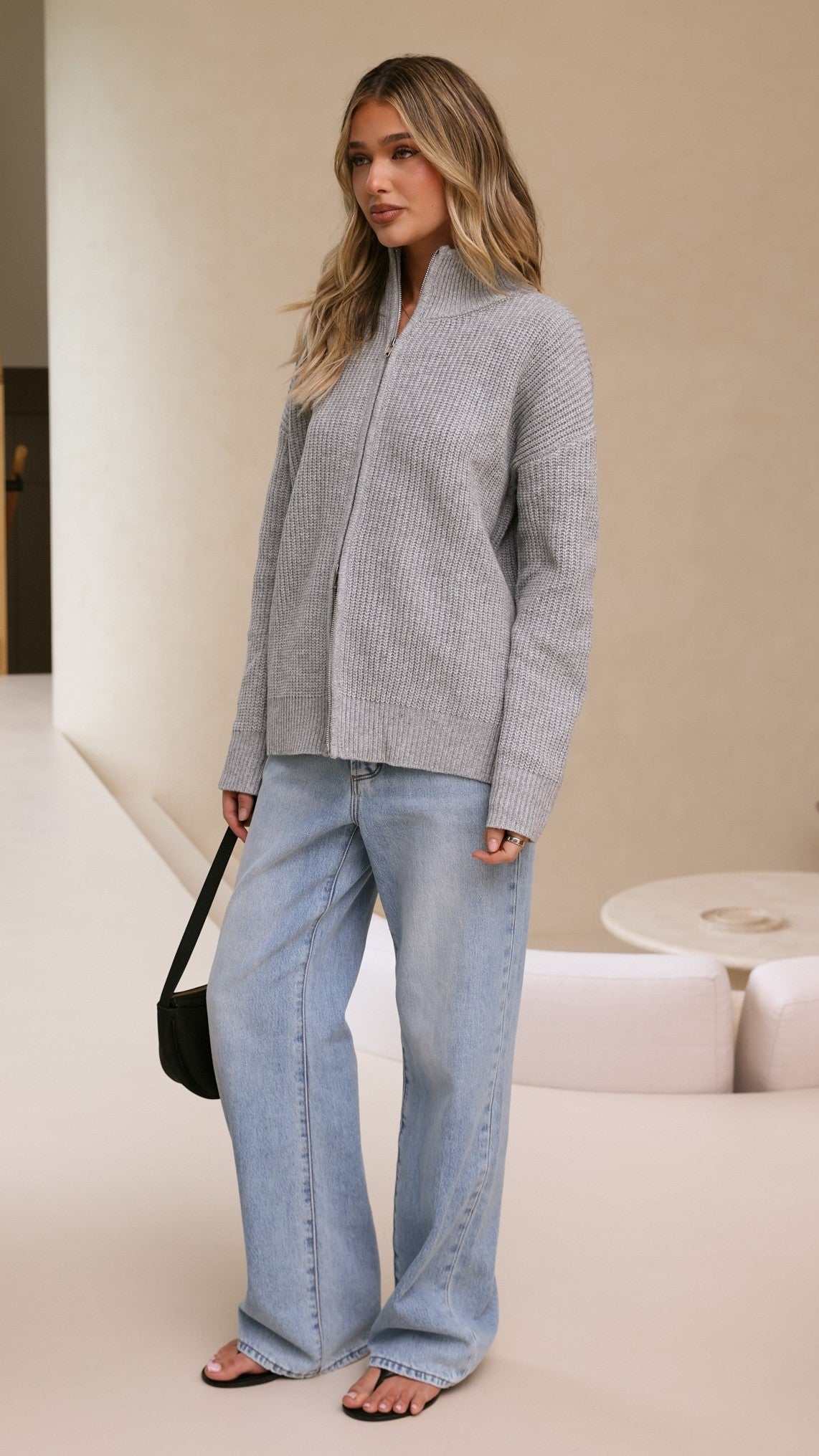 Riley Knit - Grey - Billy J