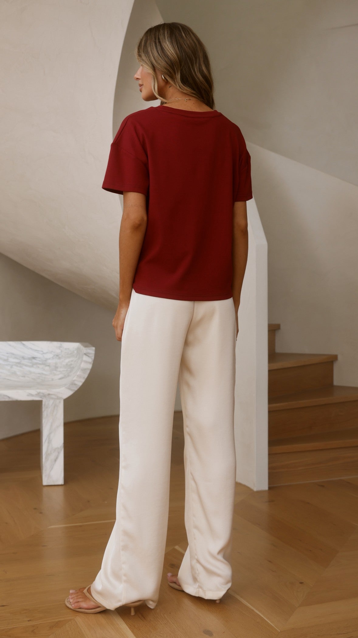 Aria Tee - Wine - Billy J