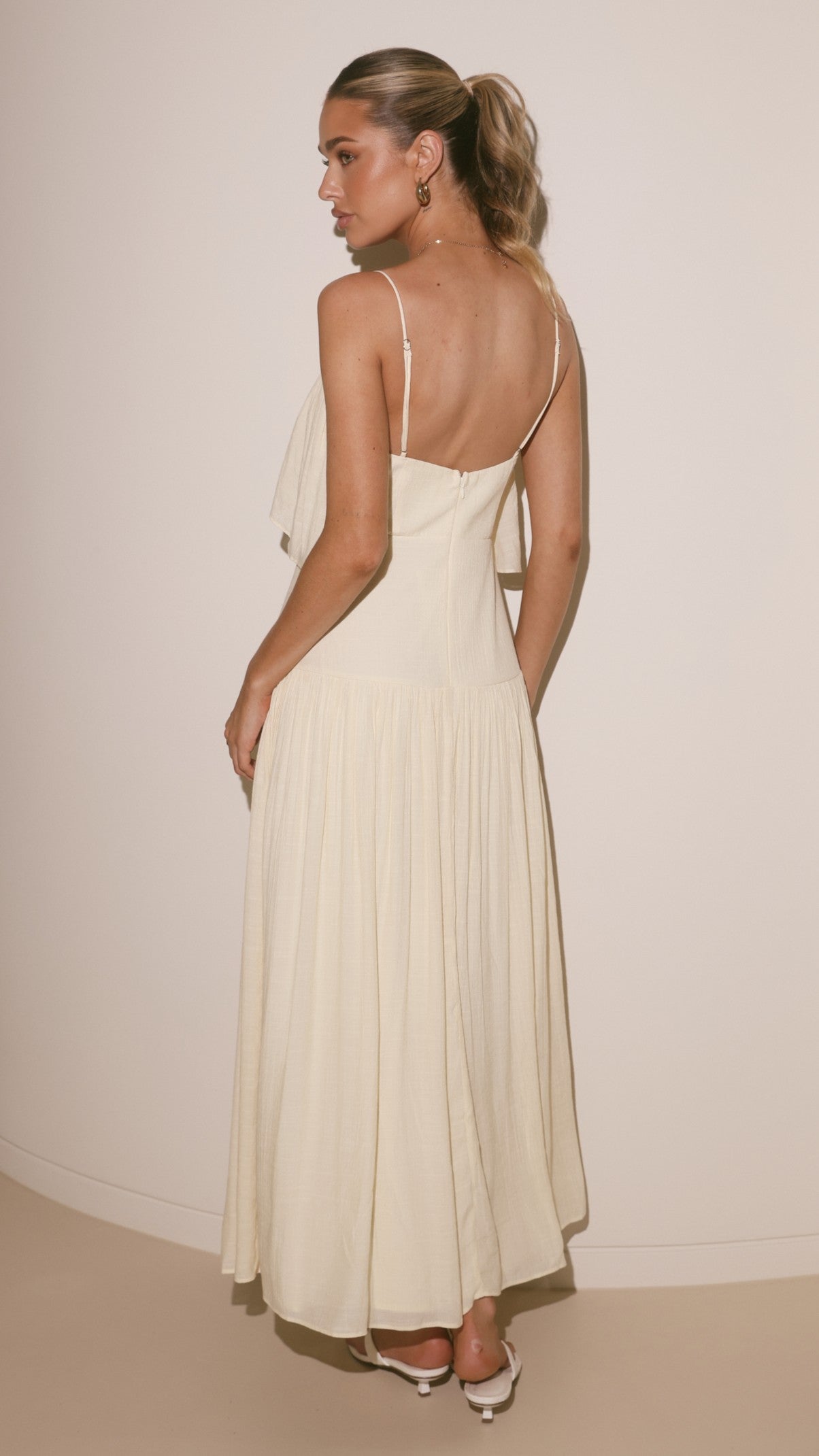 Eliza Maxi Dress - Lemon - Billy J