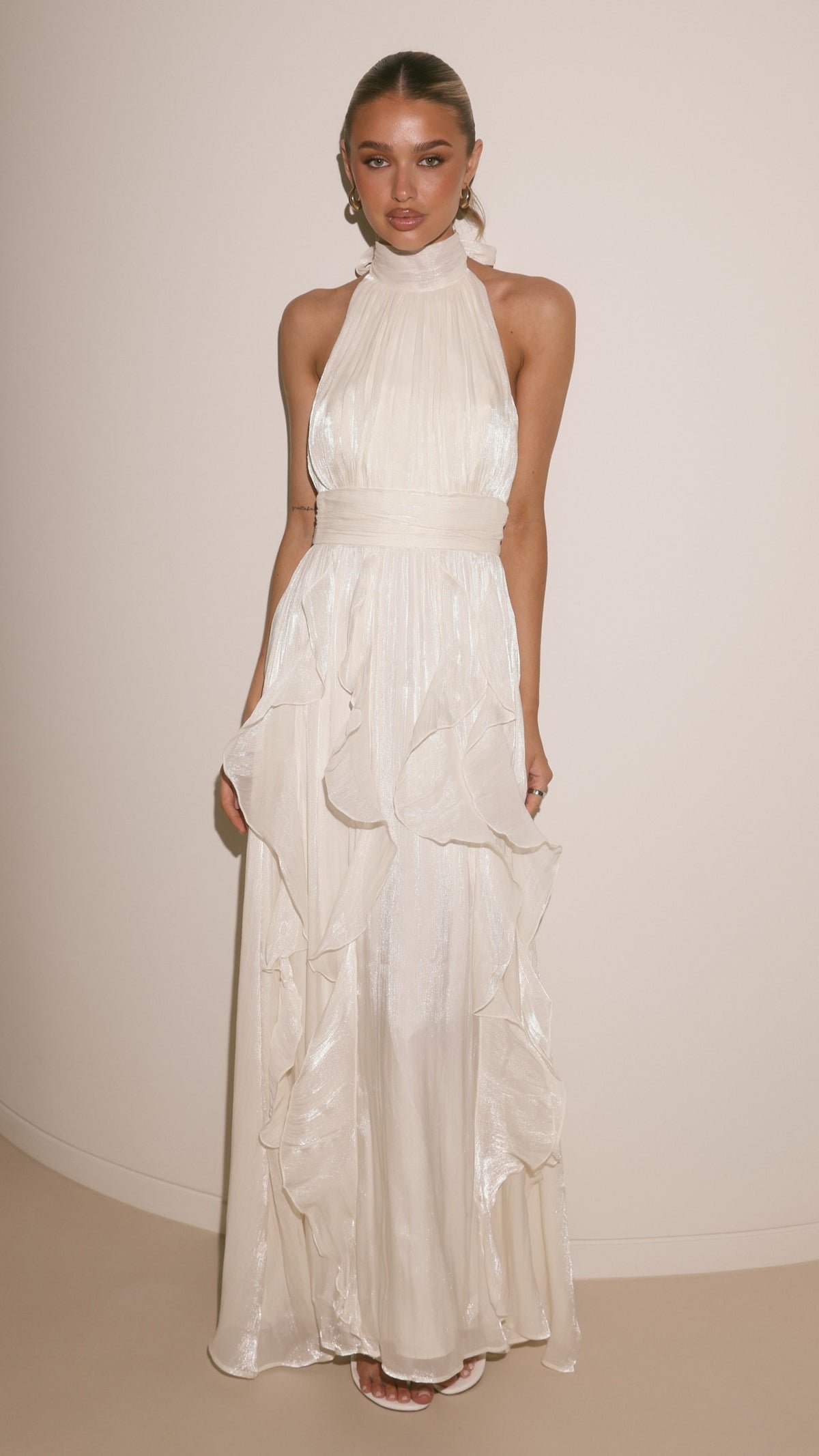 Tahli Maxi Dress - Cream - Billy J