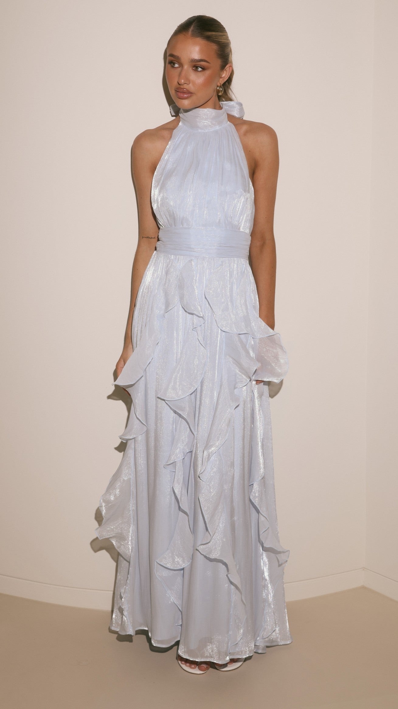 Tahli Maxi Dress - Baby Blue - Billy J