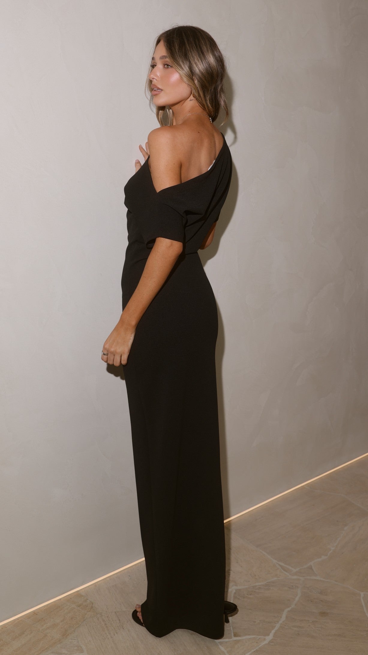 Alina Maxi Dress - Black - Billy J