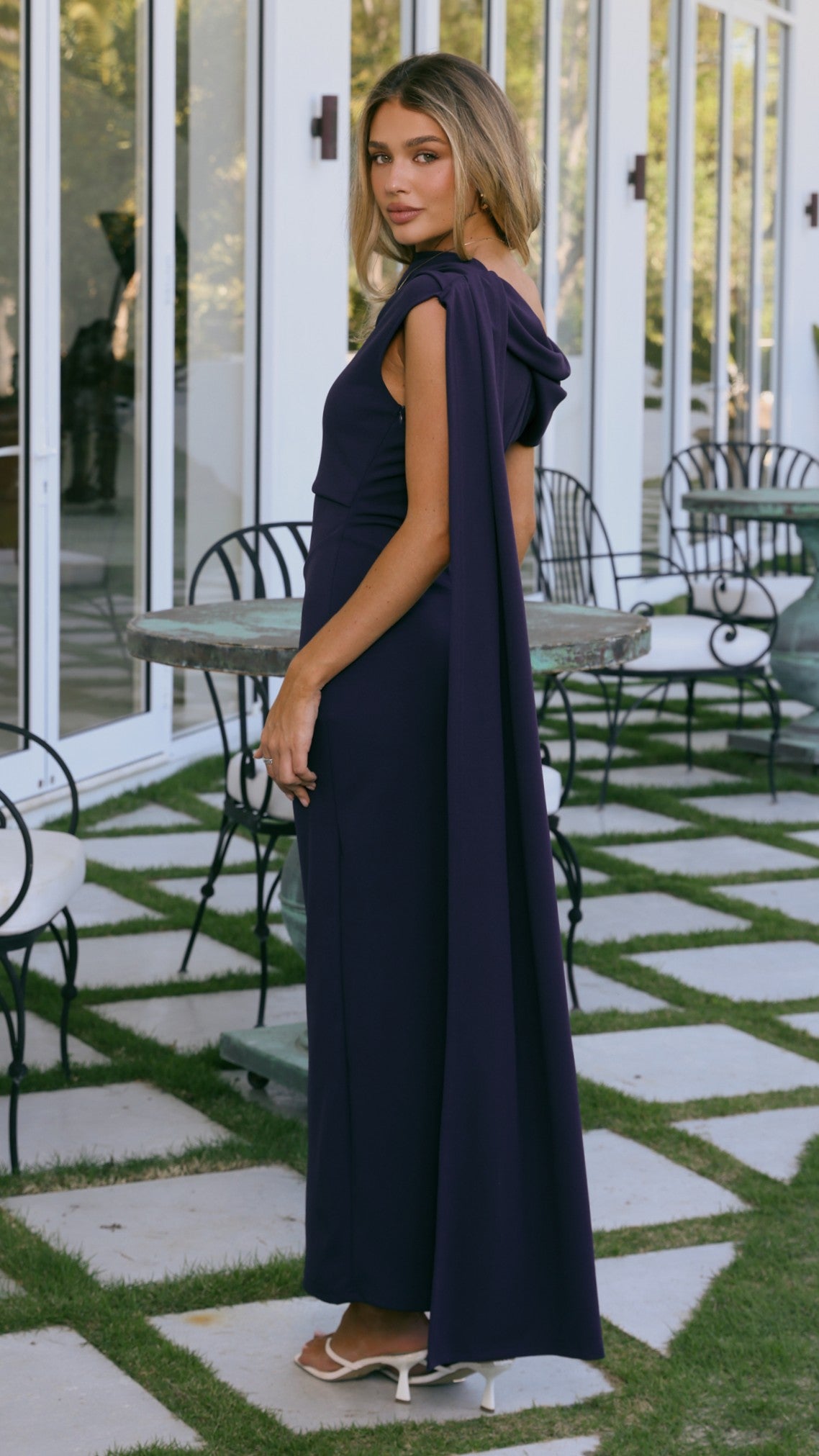 Delilah Maxi Dress - Navy - Billy J