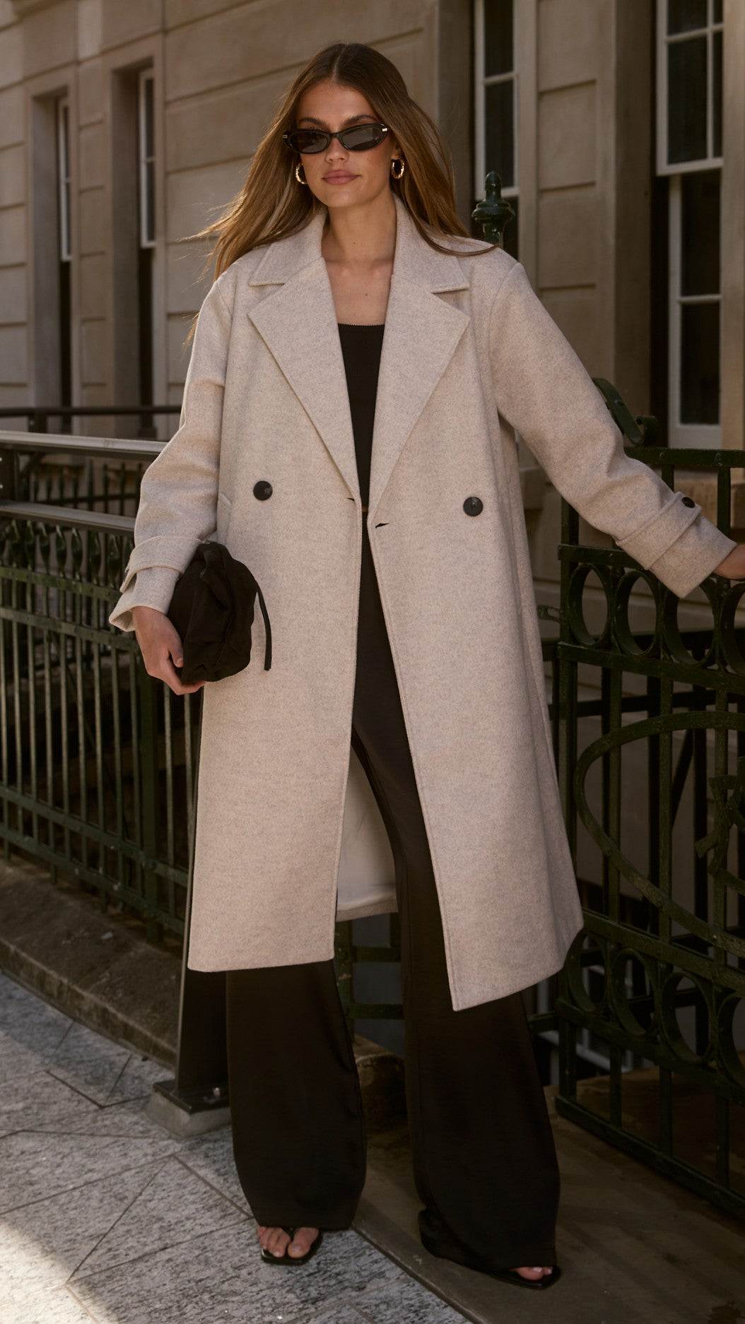 Caspera Coat - Grey - Billy J