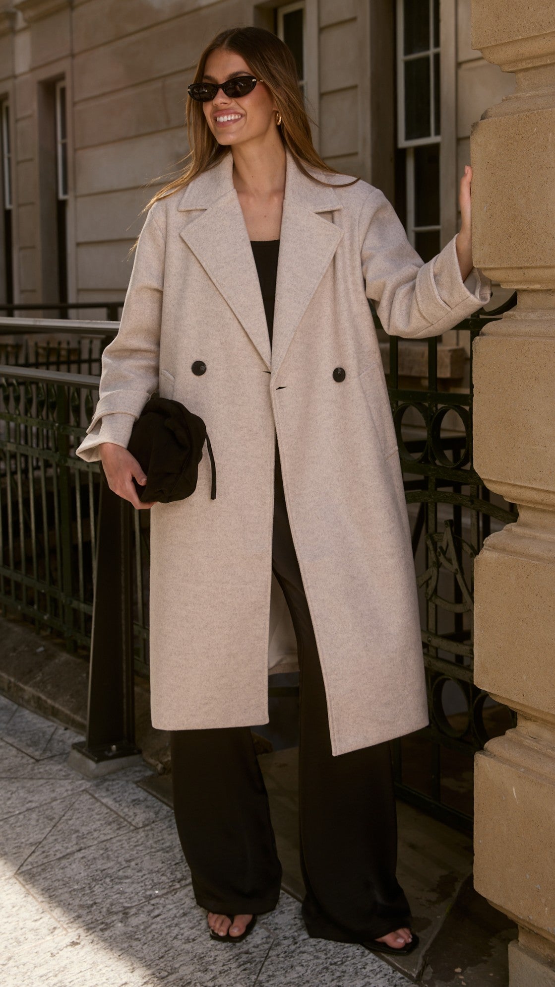 Caspera Coat - Grey - Billy J