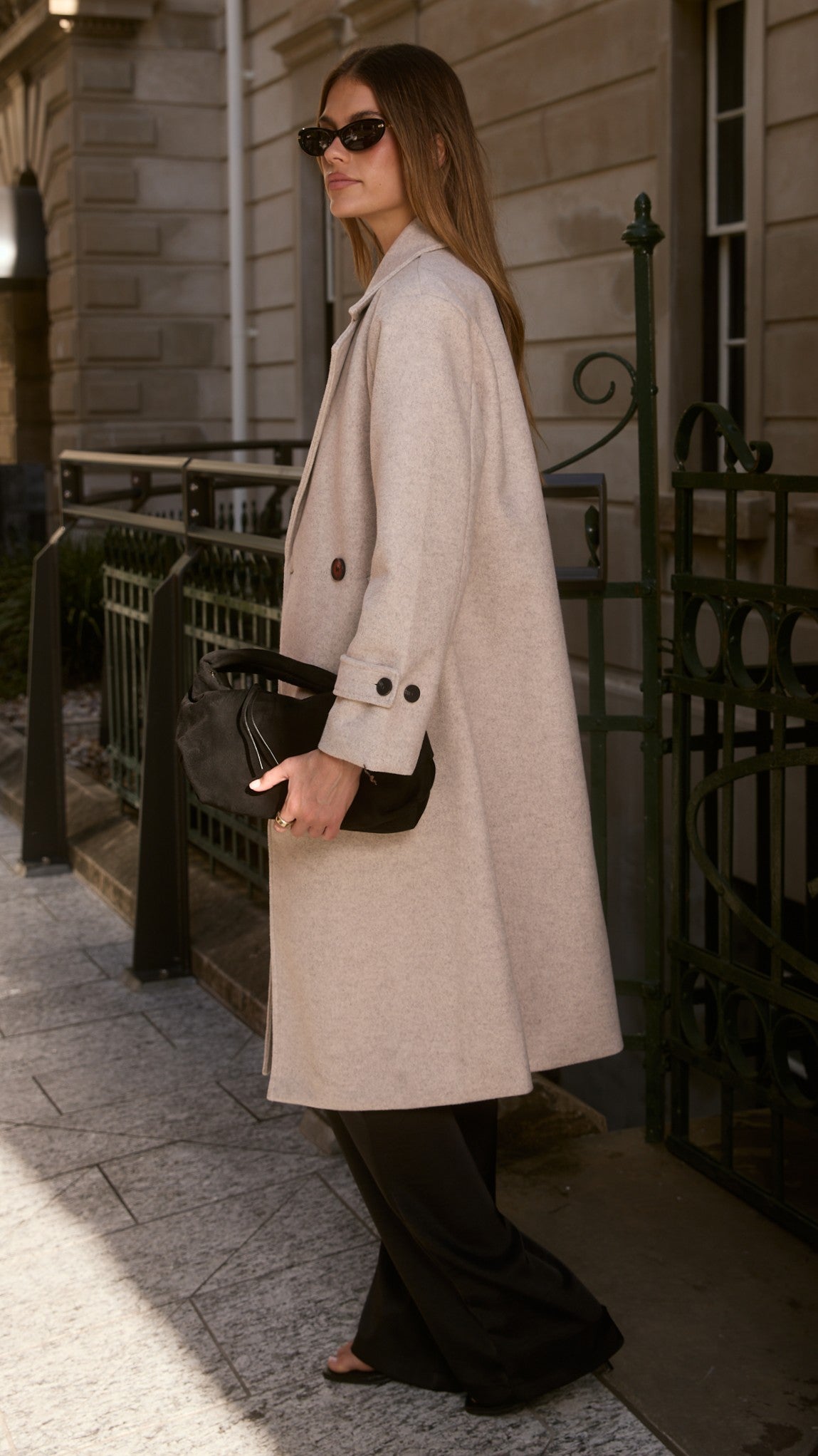 Caspera Coat - Grey - Billy J