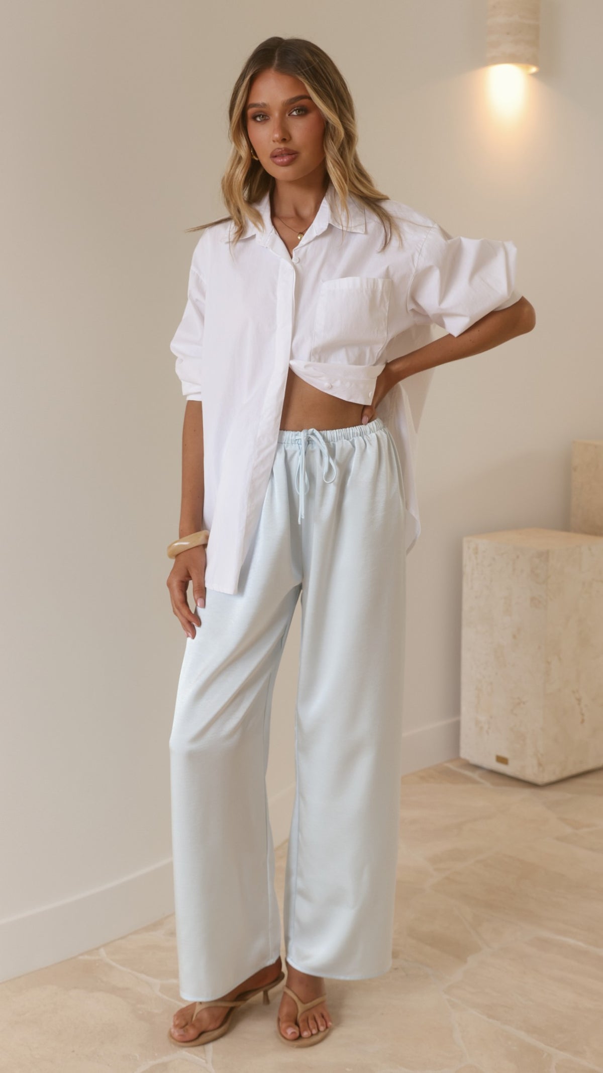 Savannah Pants - Light Blue - Billy J