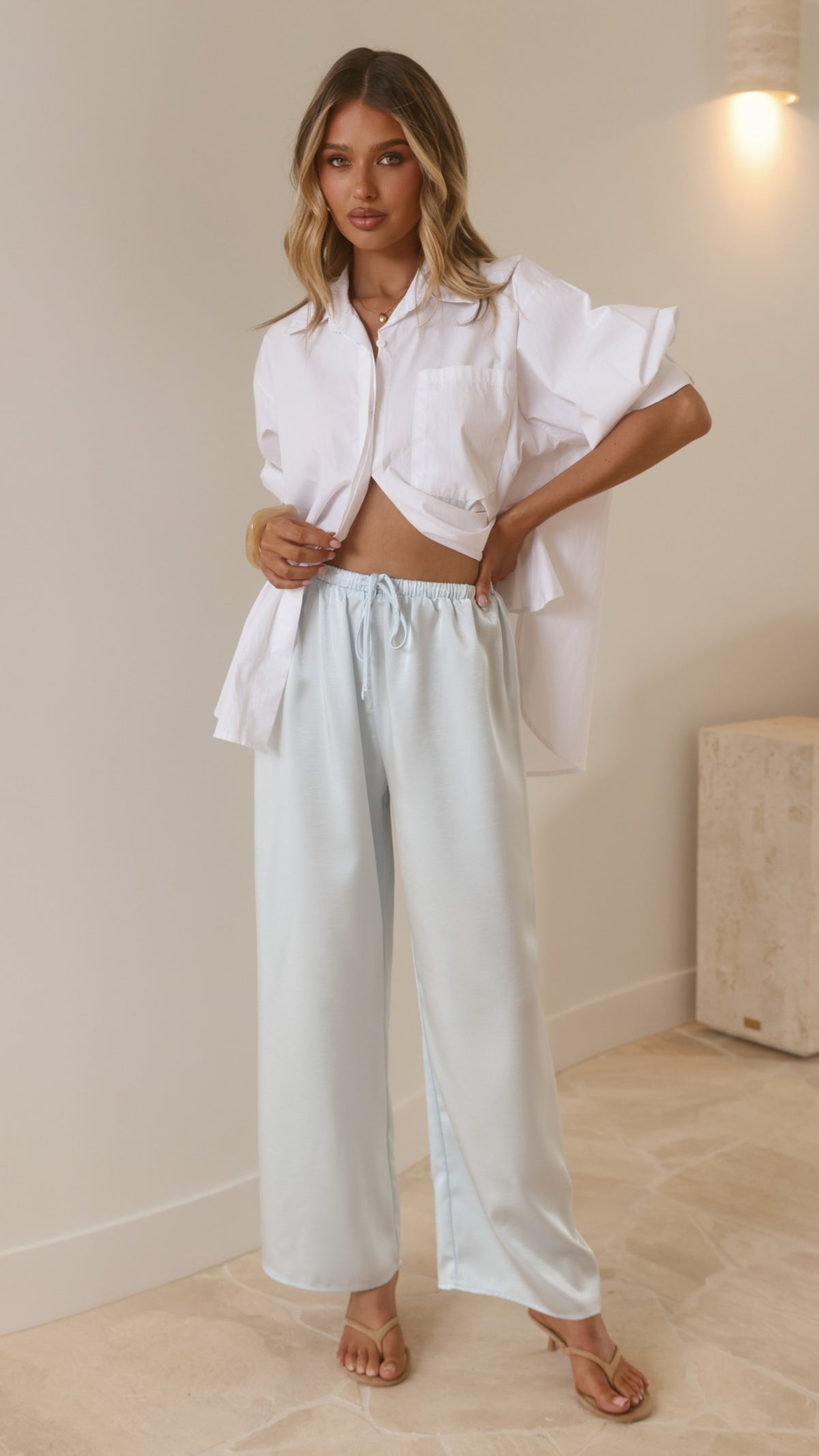 Savannah Pants - Light Blue - Billy J