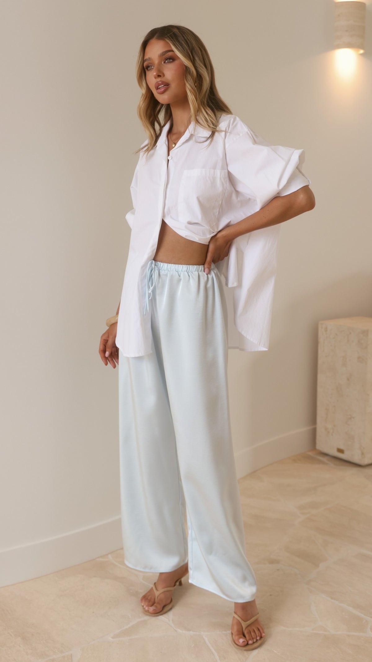 Savannah Pants - Light Blue - Billy J