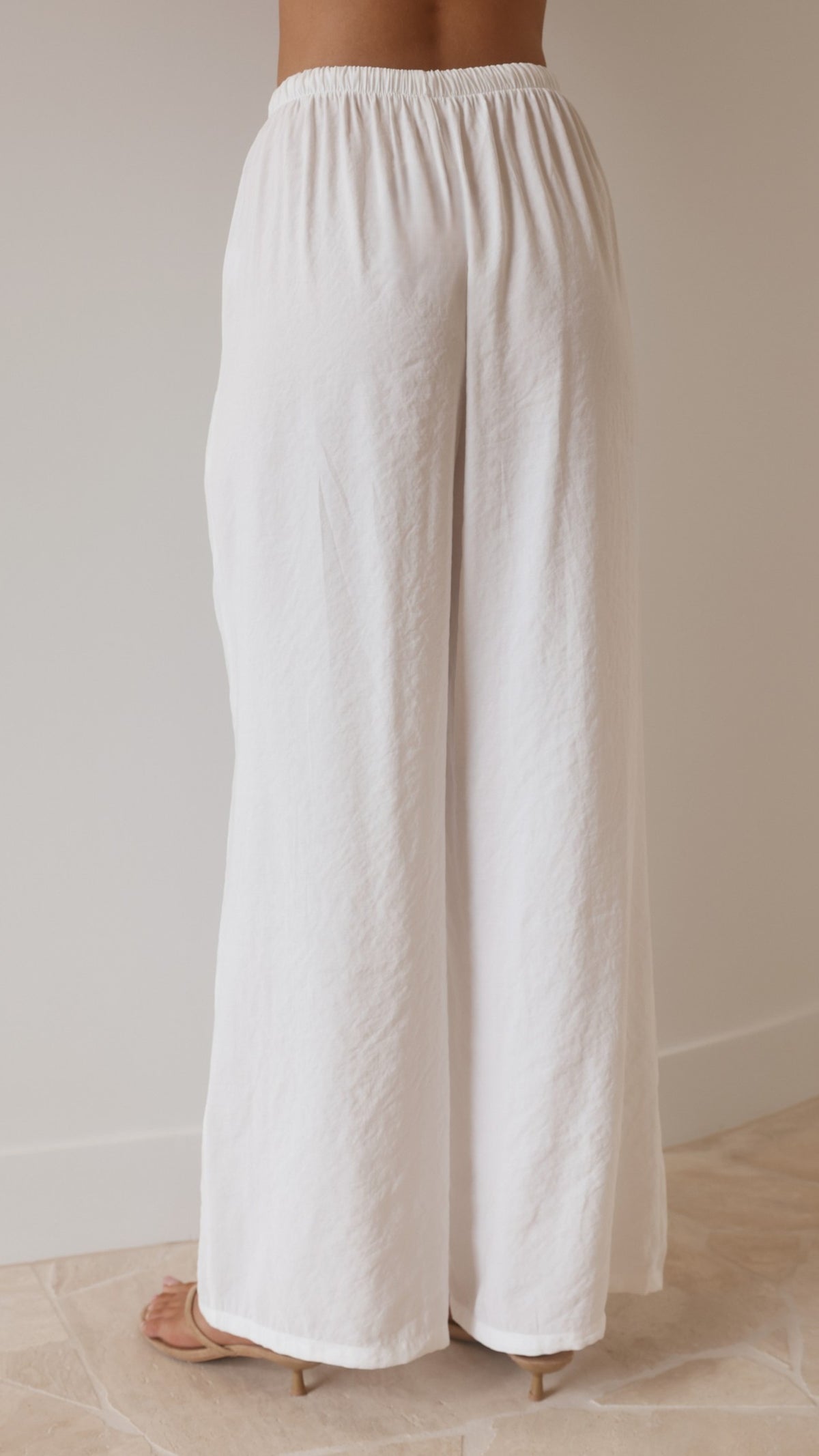 Mila Pants - White - Billy J
