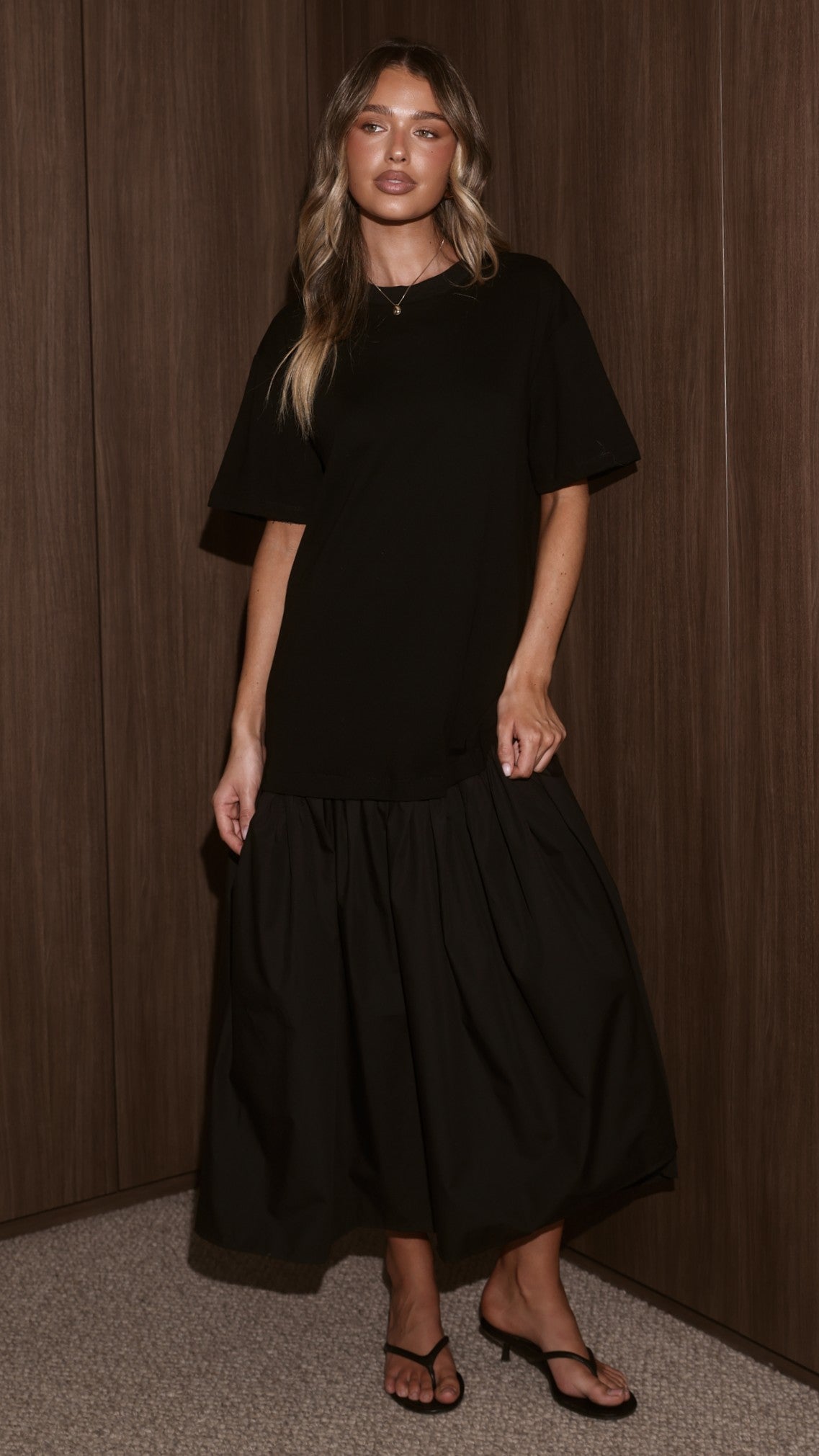 Jessie Maxi Dress - Black - Billy J