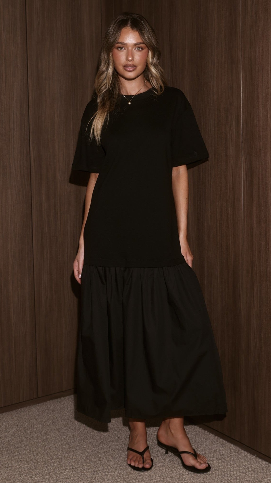 Jessie Maxi Dress - Black - Billy J