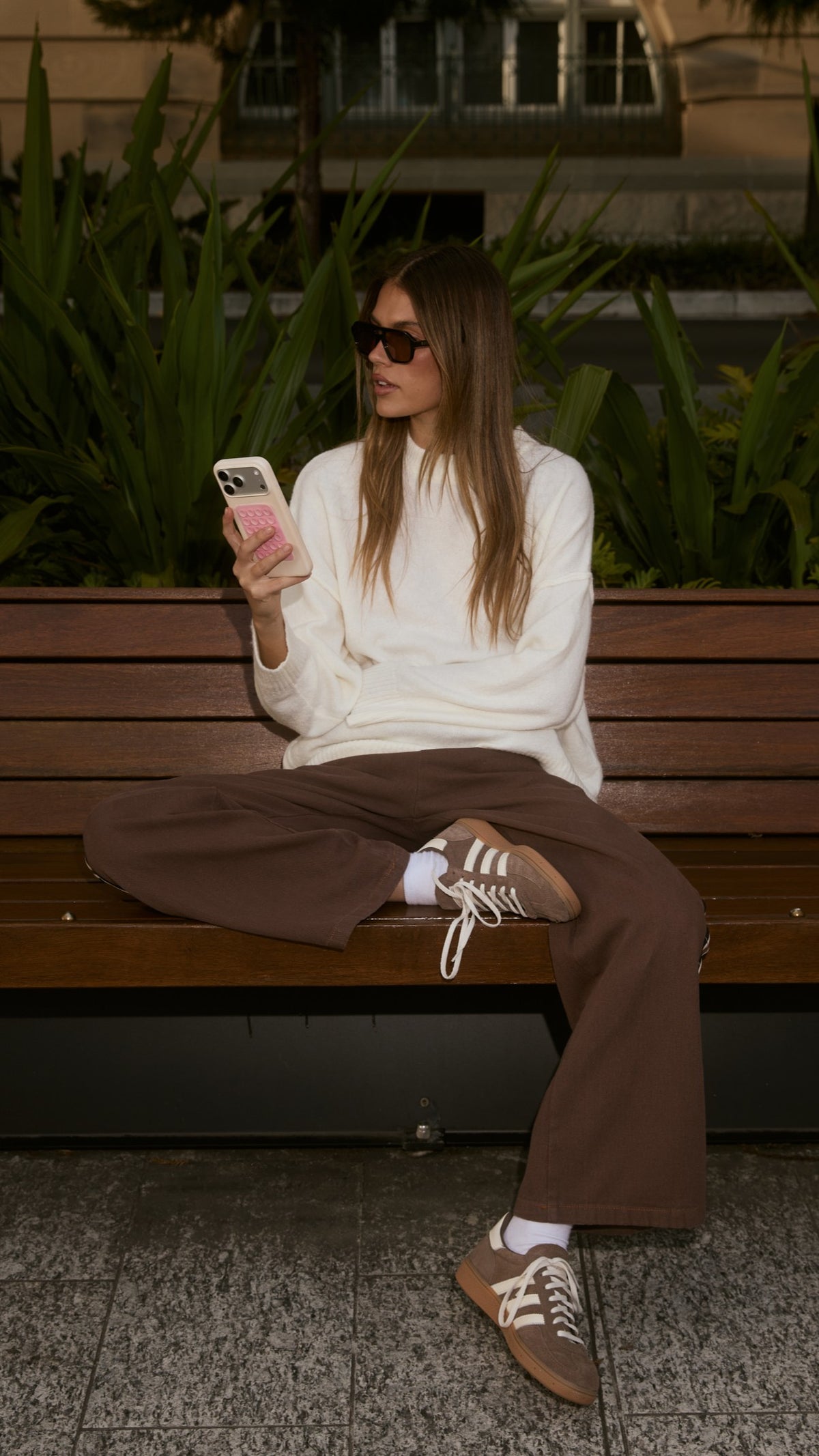 Vox Pants - Choc Racer Stripe - Billy J