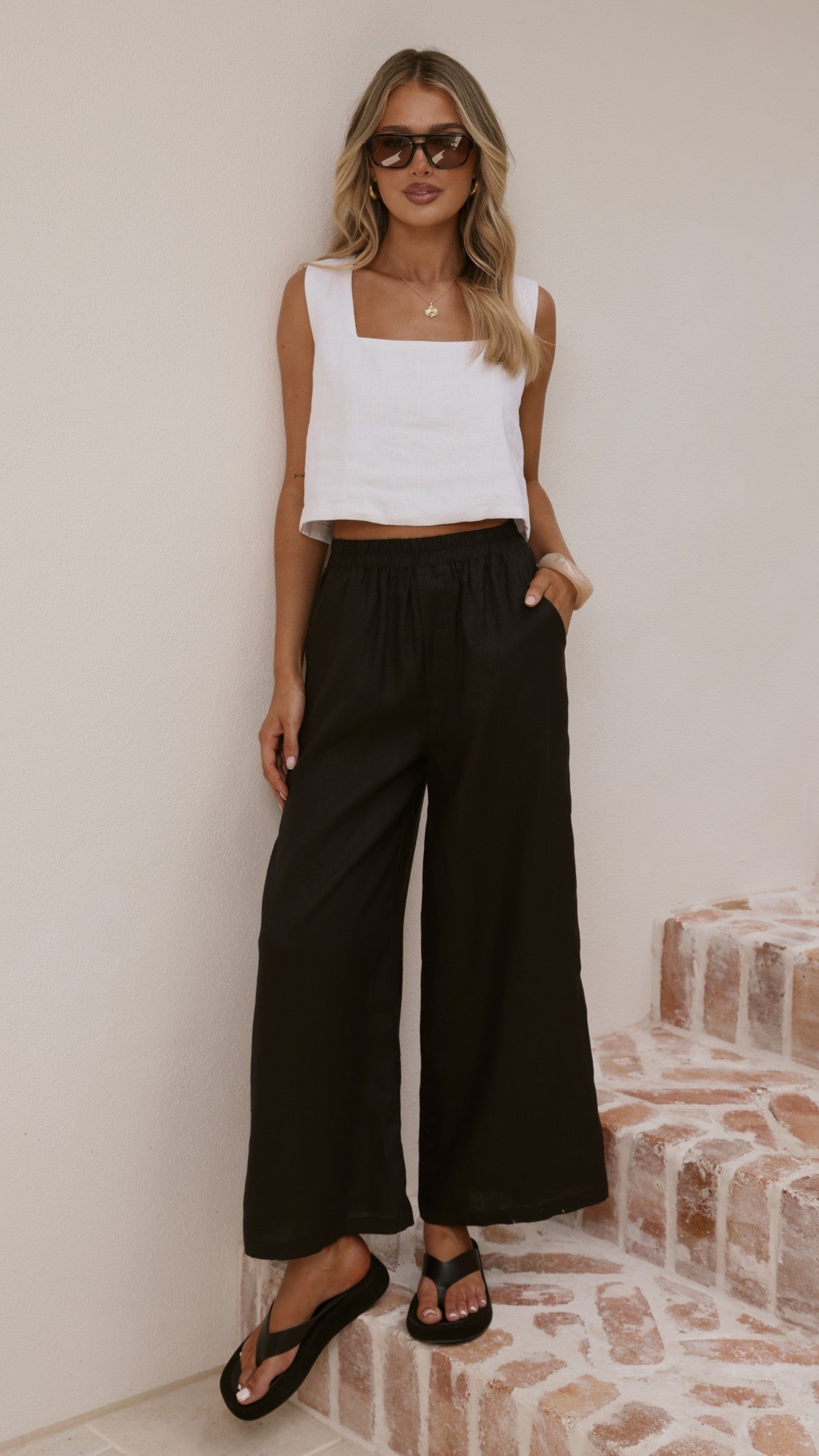 Oceana Pants - Black - Billy J