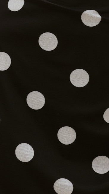 Sammie Mini Dress - Black/White Polka - Billy J
