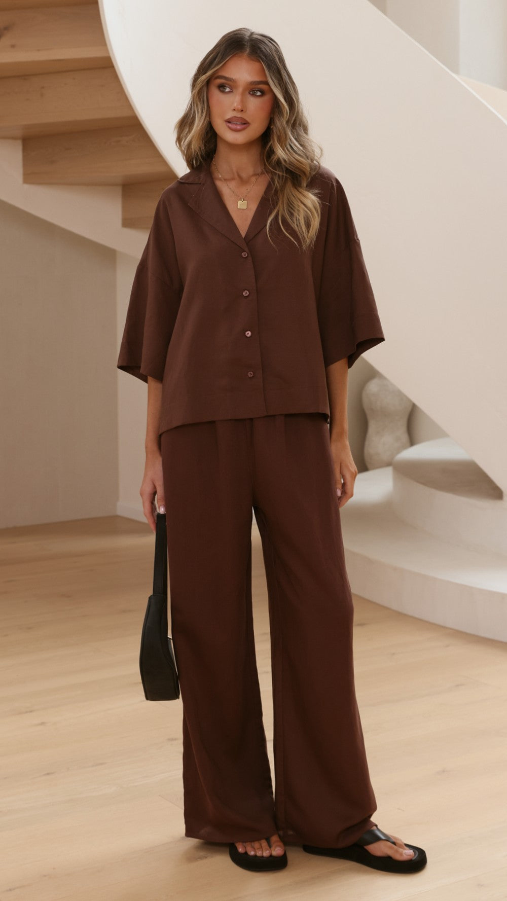 Luna Pants - Chocolate - Billy J