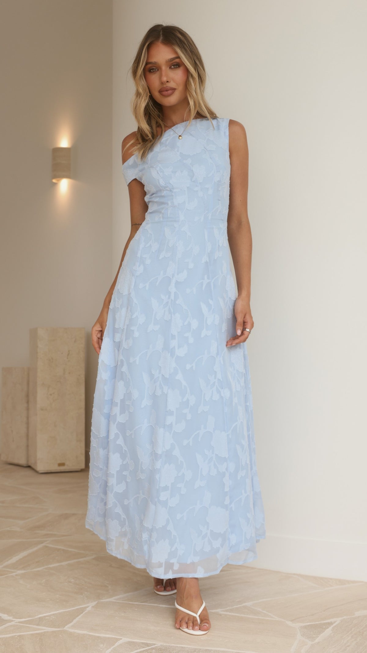 Dakota Maxi Dress - Blue - Billy J