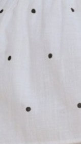 Ziva Strapless Top and Shorts Set - White Polka - Billy J