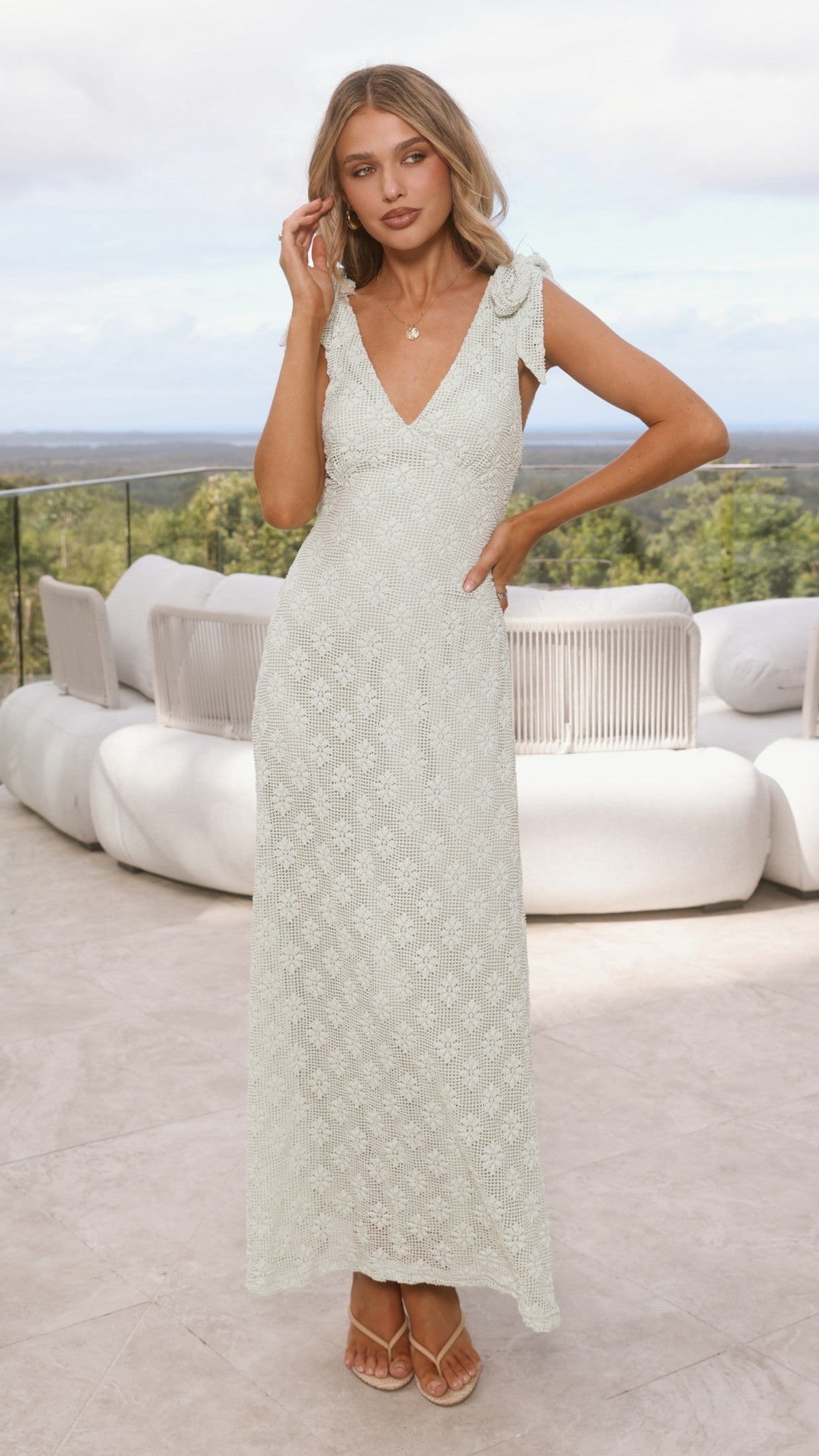 Kalia Maxi Dress - Sage - Billy J